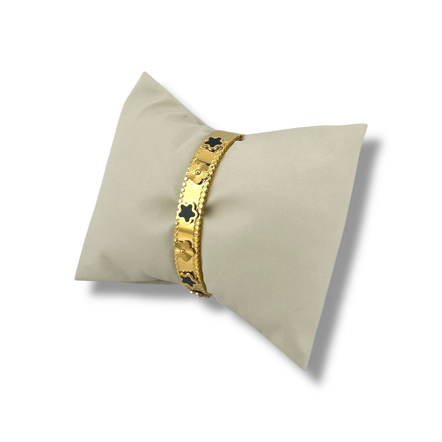 Clover Bloom Gold-Plated Bracelet
