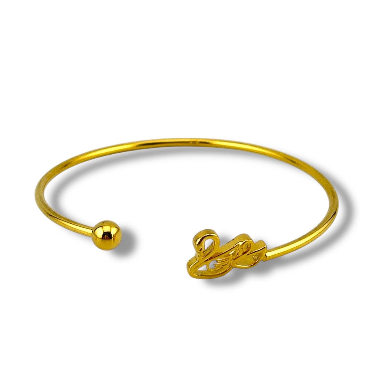 Love Script Open Bangle