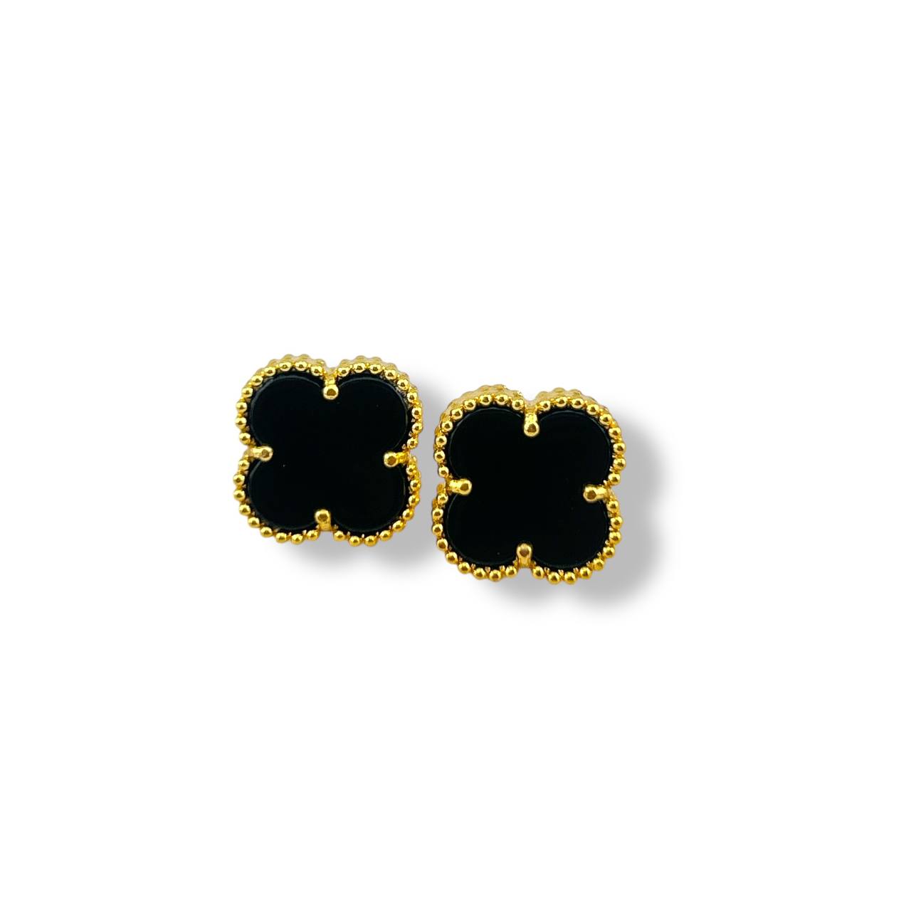 Clover Stud Earrings – Multi-Color Collection