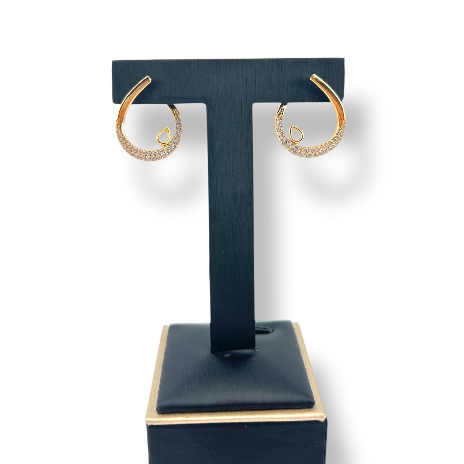 Crystal Teardrop Elegance Earrings