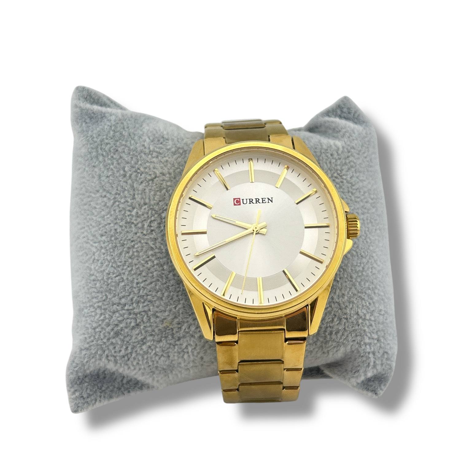 curren-Deep white Dial Watch