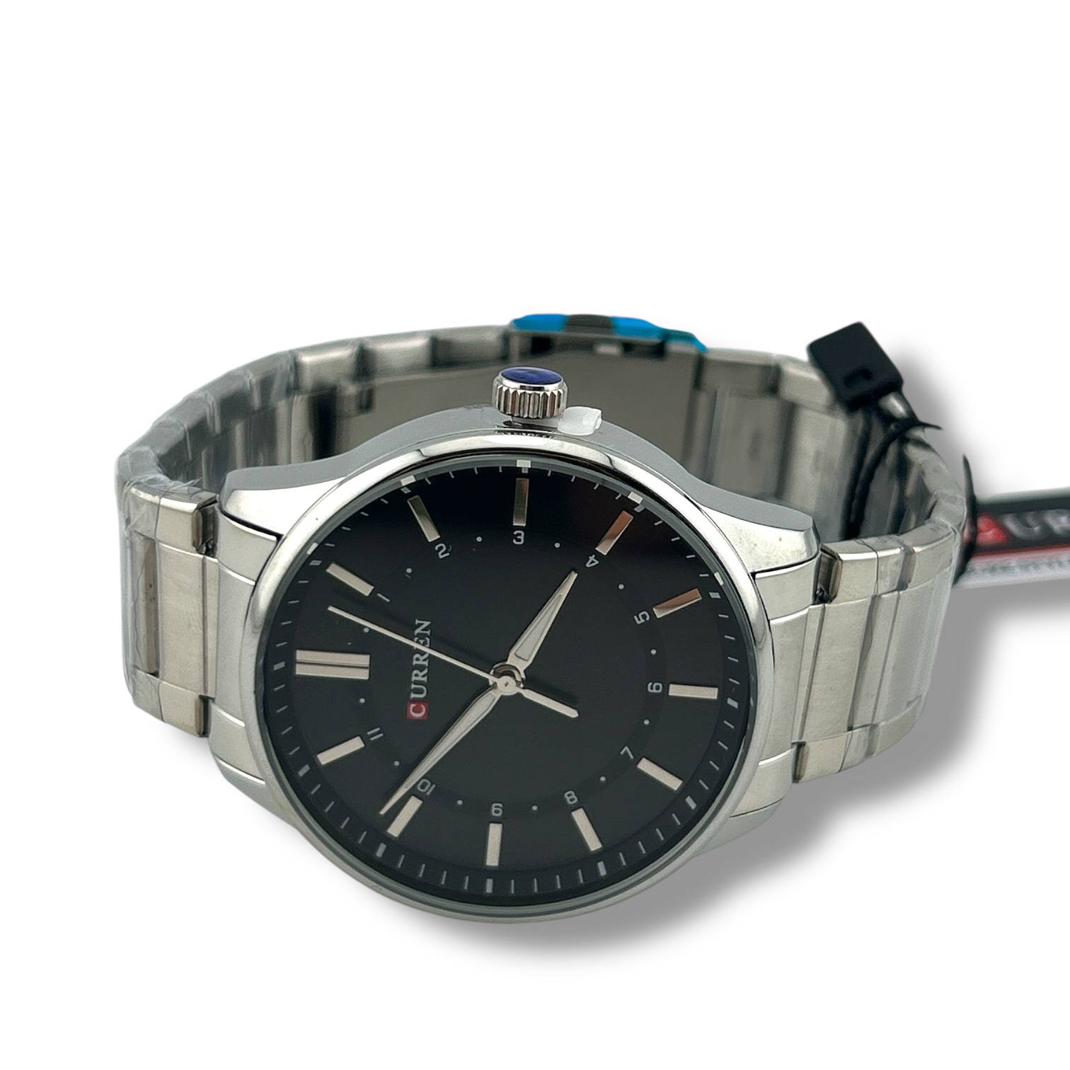 CURREN Classic Stainless Steel Watch – Black Dial