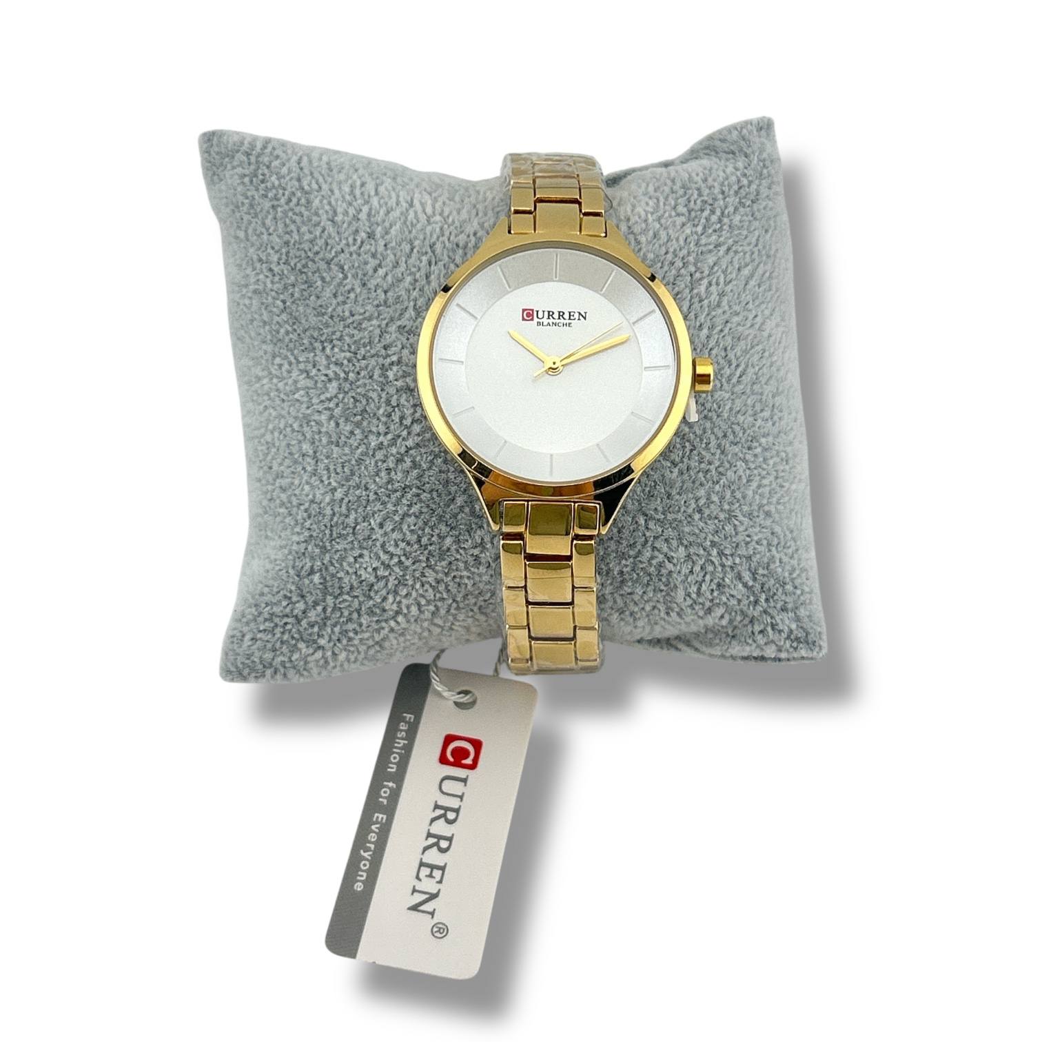 CURREN Women’s Gold Bracelet Watch – Minimalist Elegance ✨