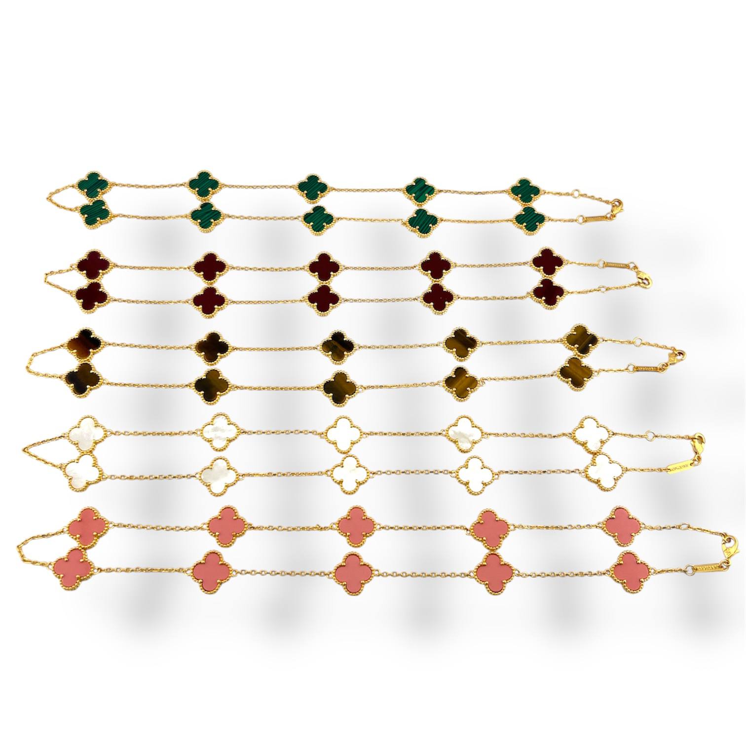 Van Cleef Clover Necklace ā 18K Gold Plated Lucky Charm