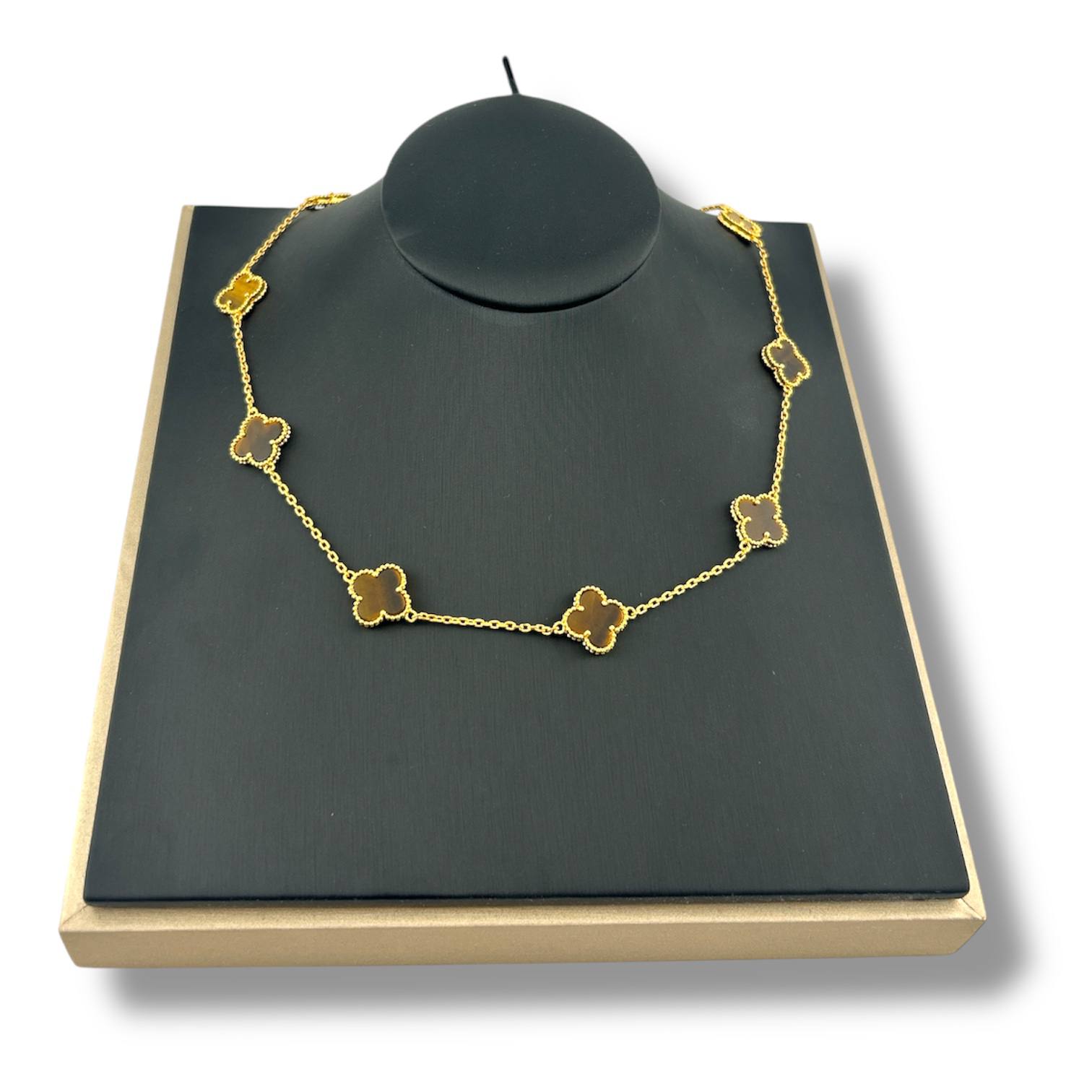 Van Cleef Clover Necklace ā 18K Gold Plated Lucky Charm