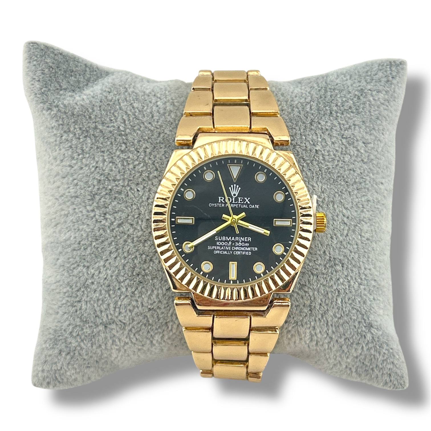 Rolex Submariner – Gold Stainless Steel Watch with Black Dial | Oyster Perpetual Date