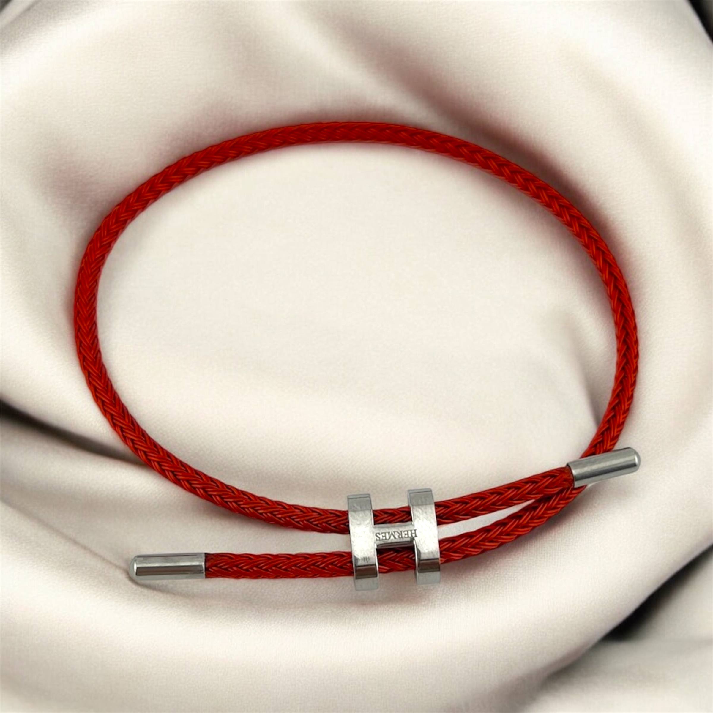 Hermès Bracelet with Silver “H” Clasp 🪢