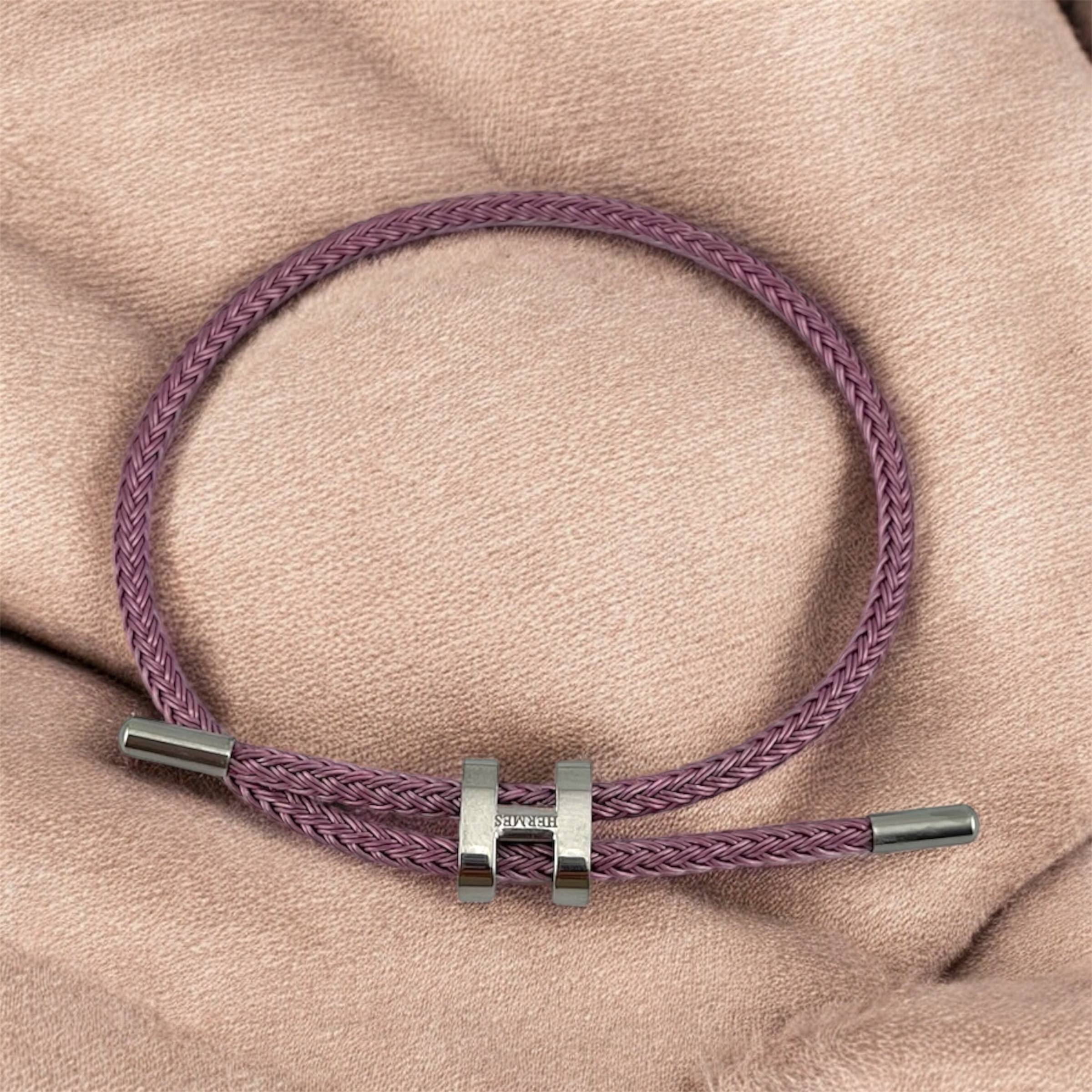 Hermès Bracelet with Silver “H” Clasp 🪢