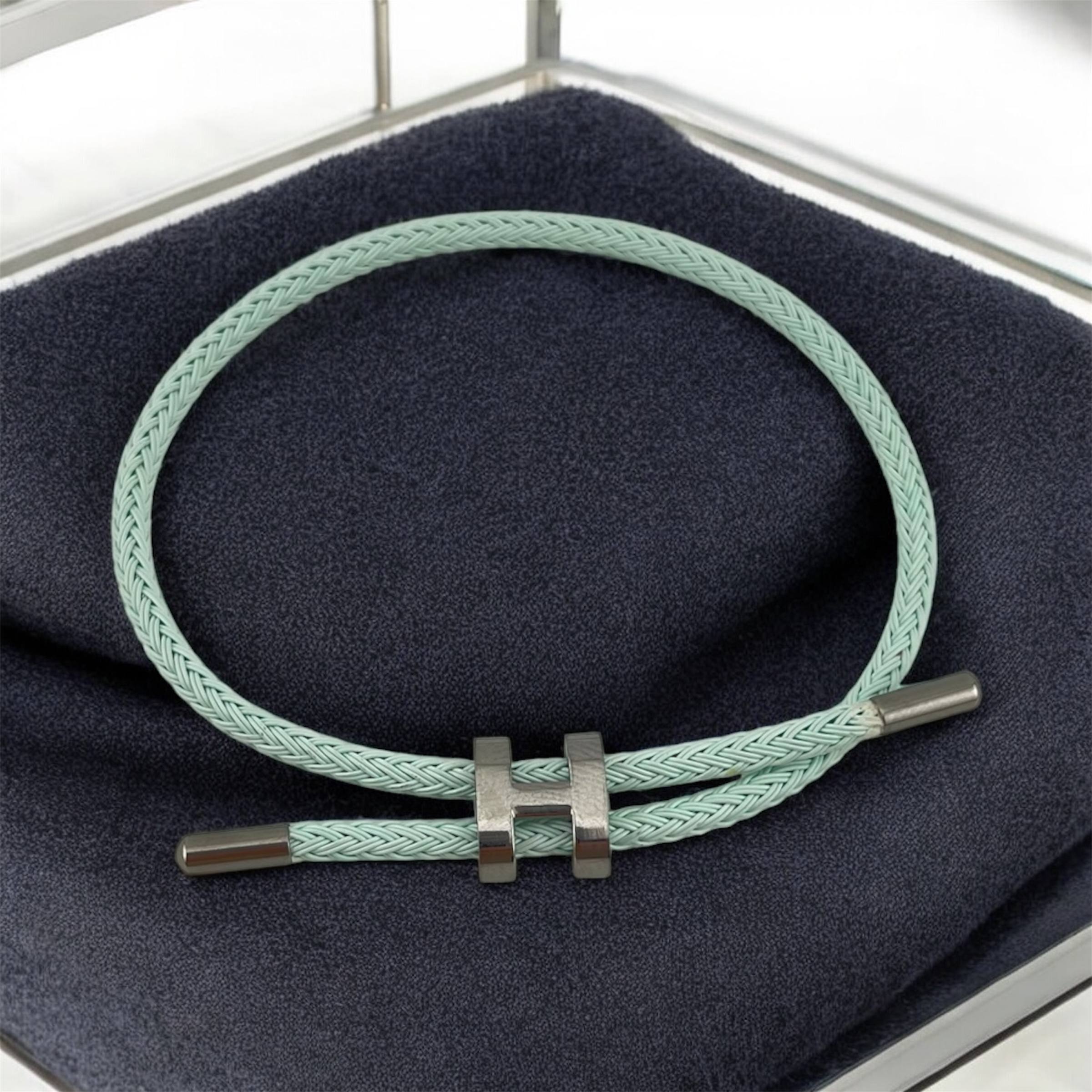 Hermès Bracelet with Silver “H” Clasp 🪢