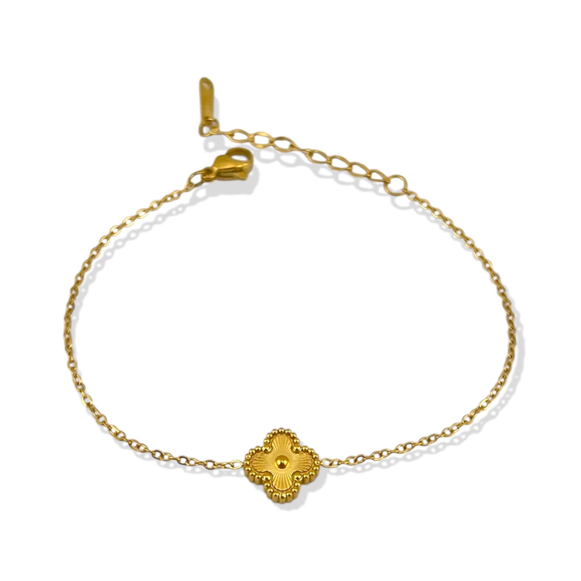 vancleef stainless steel small Clover Bracelet ā Gold & Silver āØ