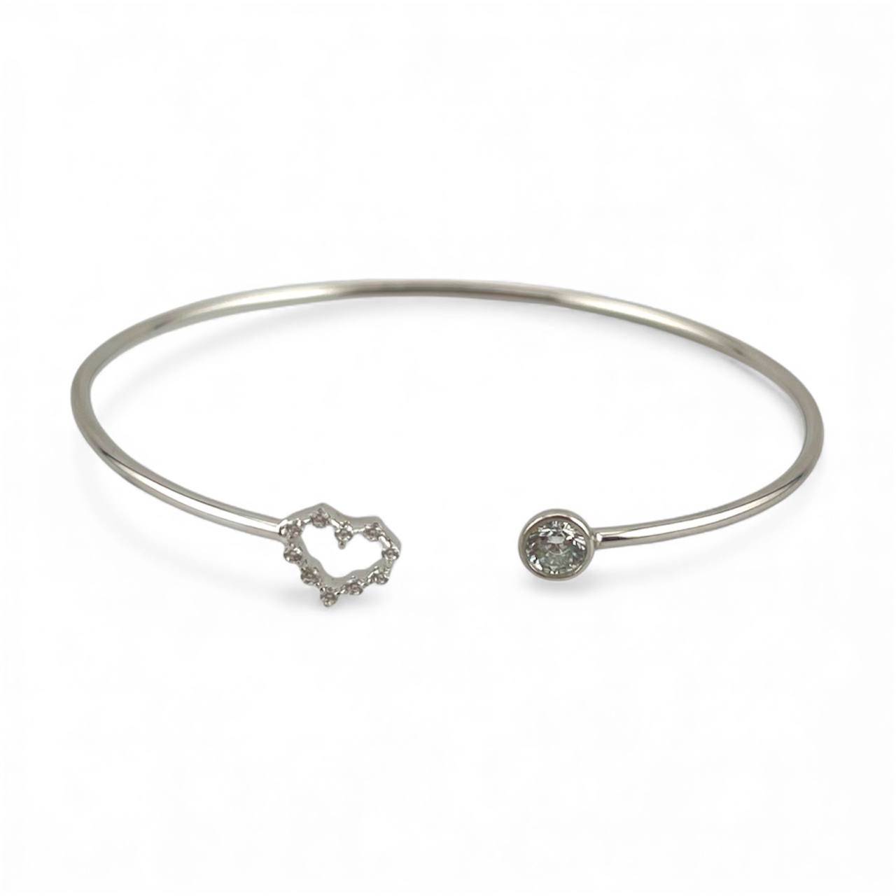 silver 925 minimalist Orbit Cuff – Minimal Silver Radiance