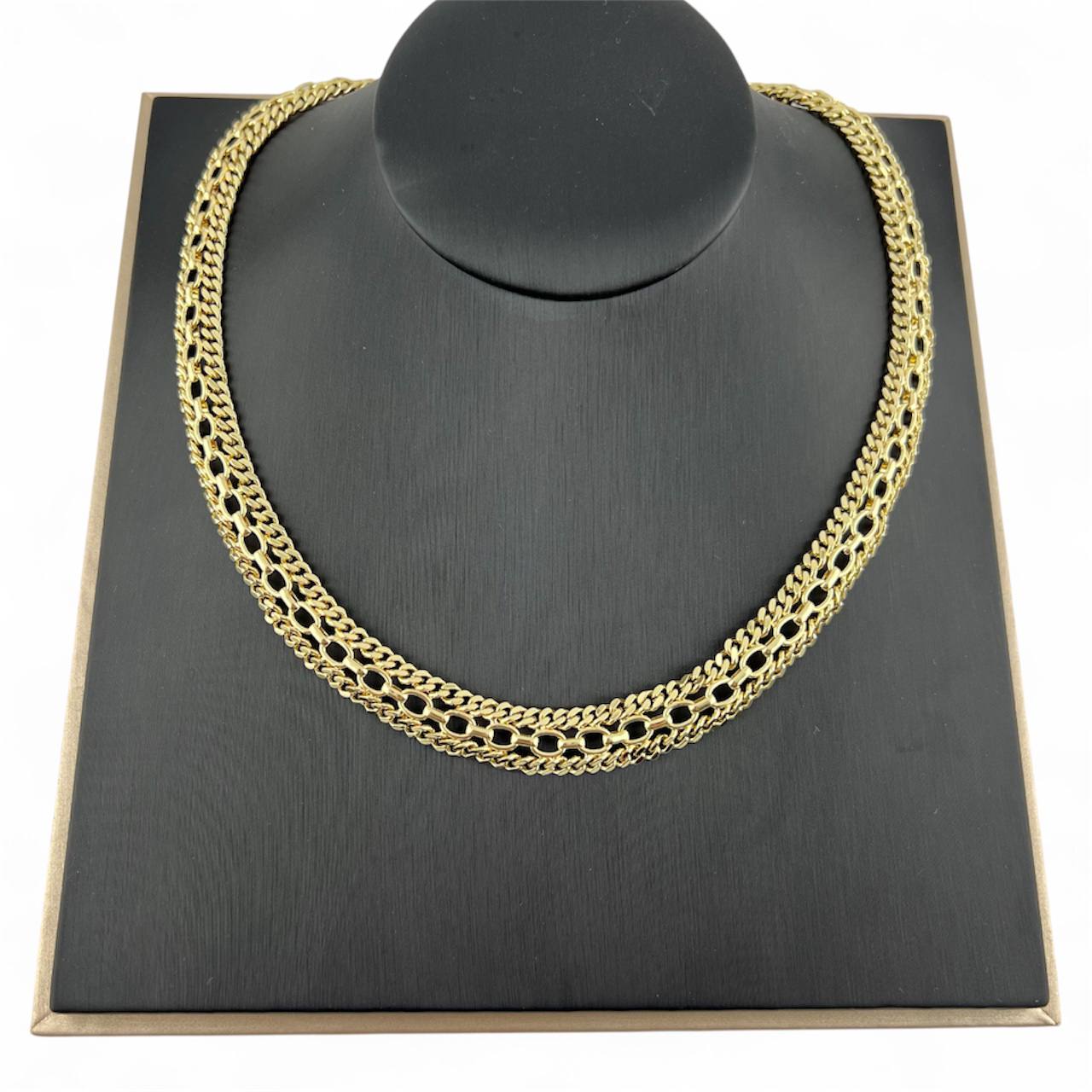 “Bold Links” Chain Choker – 18K Gold-Plated