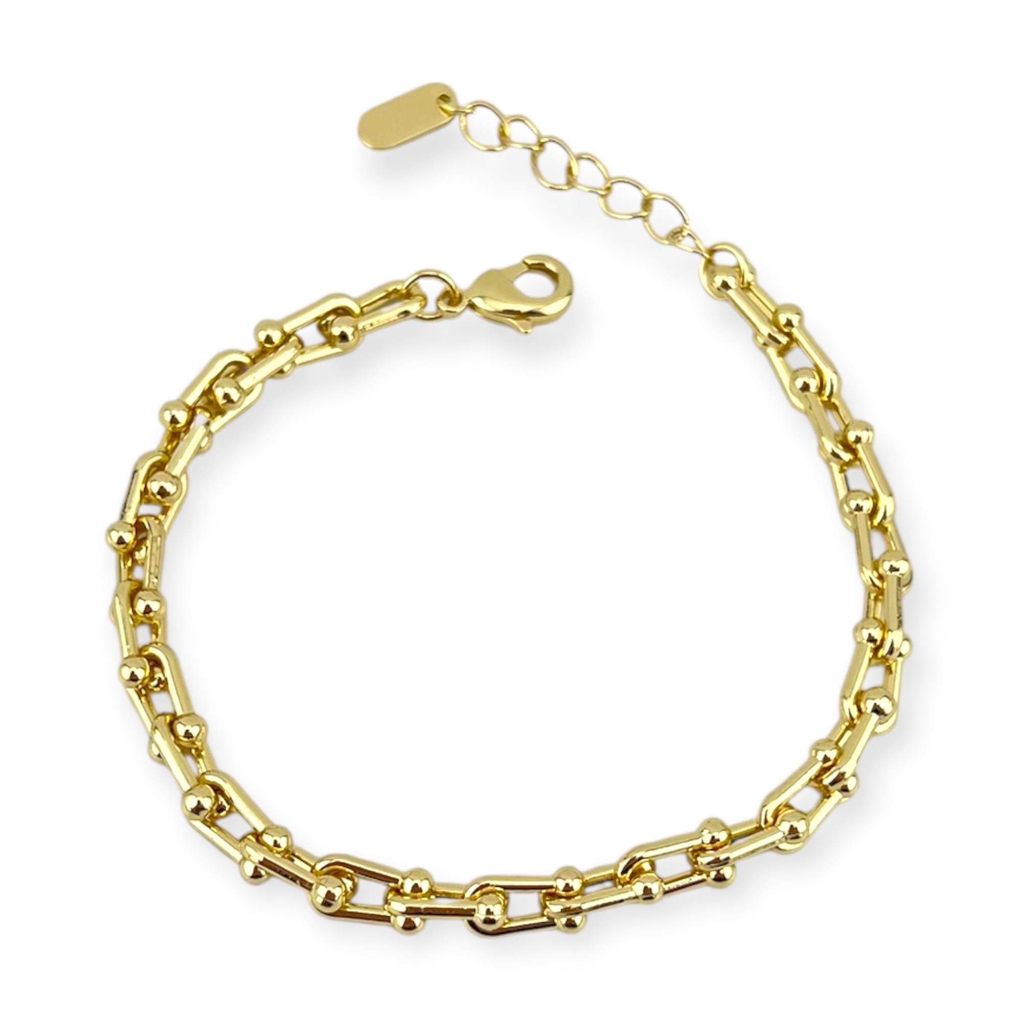 thin Tiffany Bracelet U_Link Shape