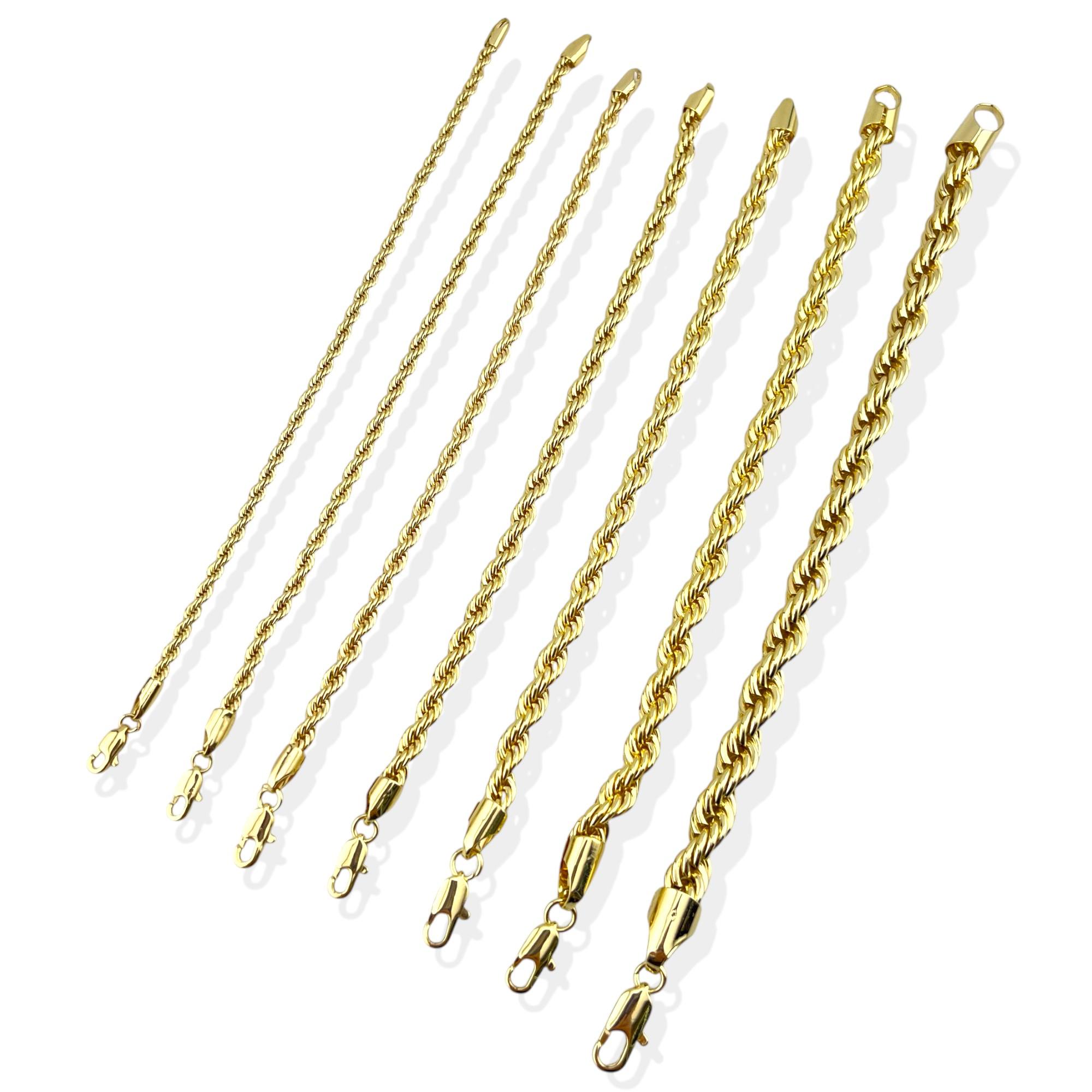 Rope twisted braided bracelet