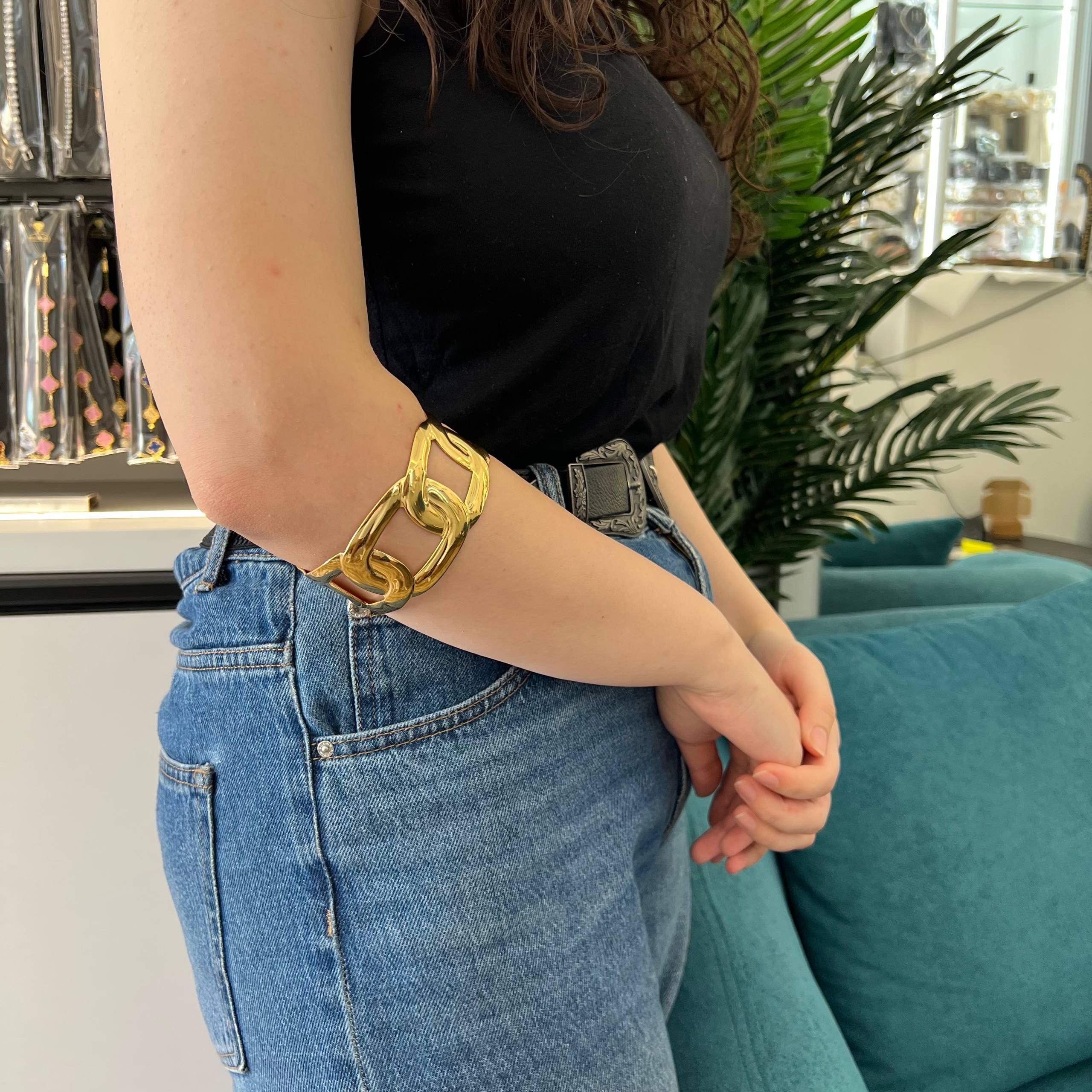 Arm Cuffs–stainless steel