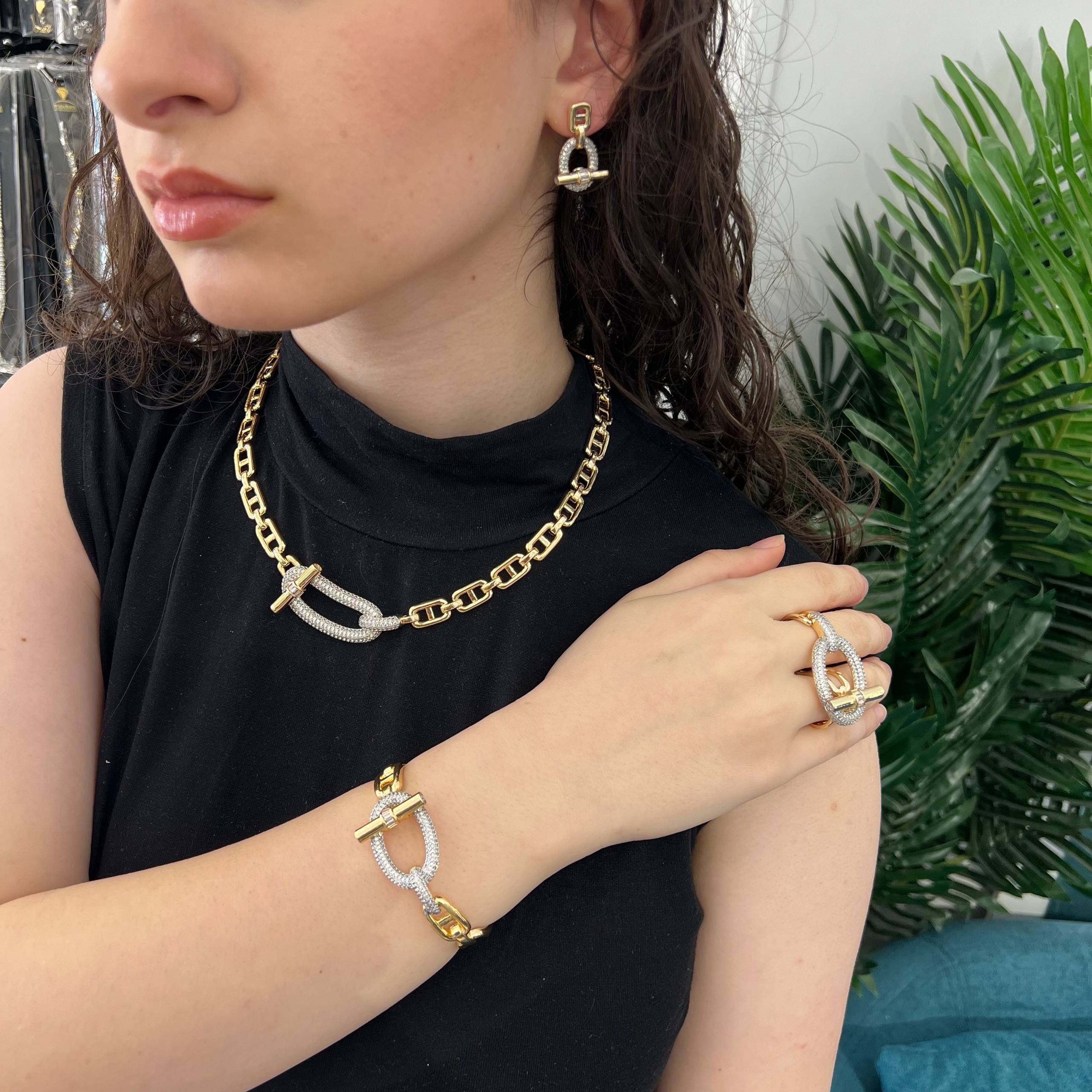 Hermes Bold Link Elegance Set – Luxury with an Edge 🔗