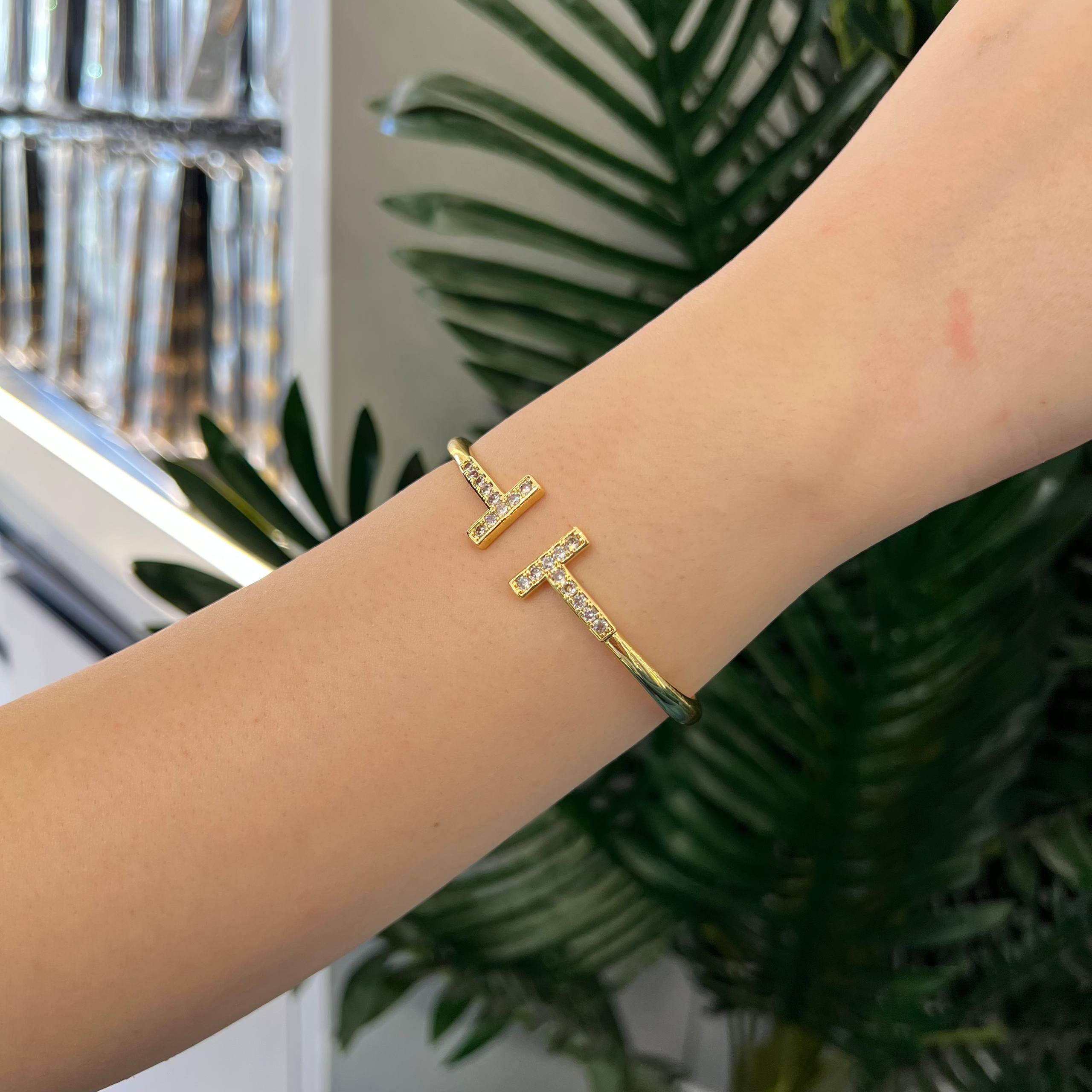 tiffany with stone Bangle