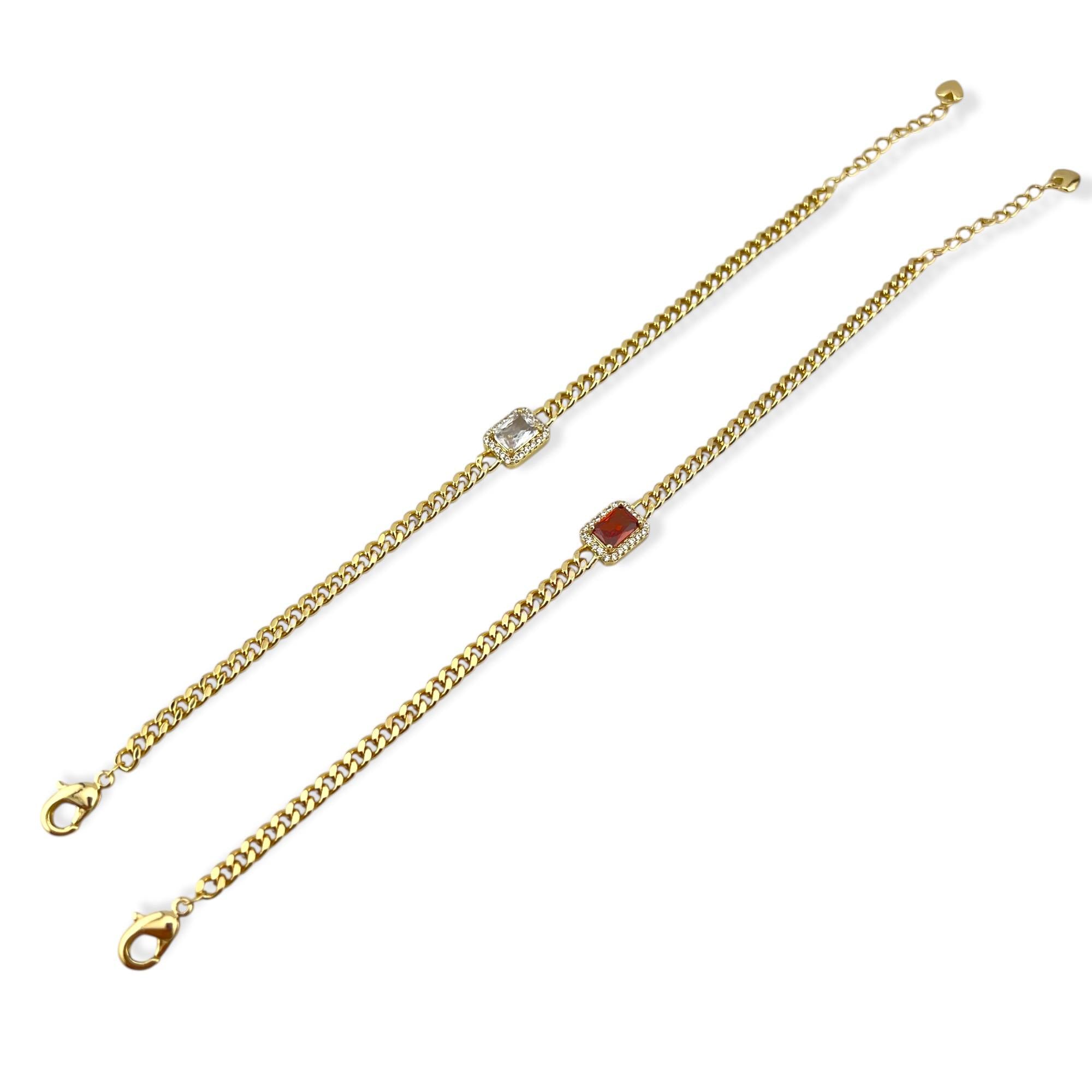 stone frame Glow Gemstone Bracelet β¨