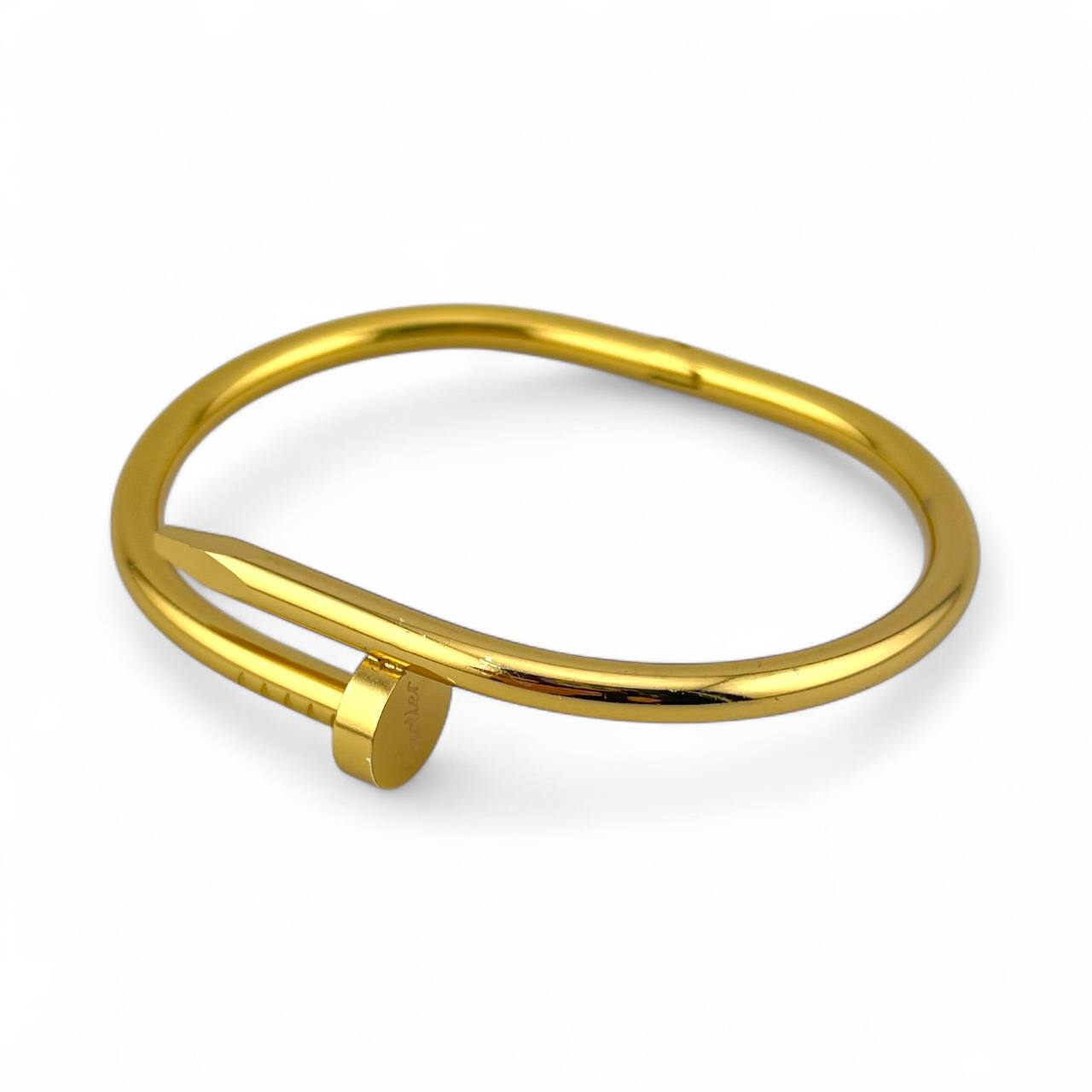 Nail pin and clue cartier– Classic Gold Bangle