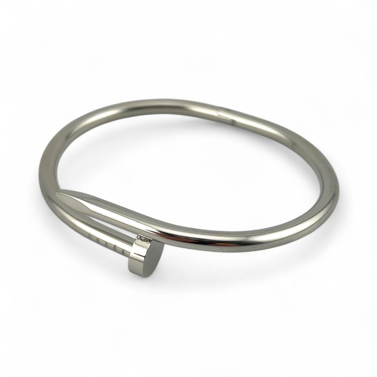 cartier without stone pin and clue “Silver Nail” Bangle ✨