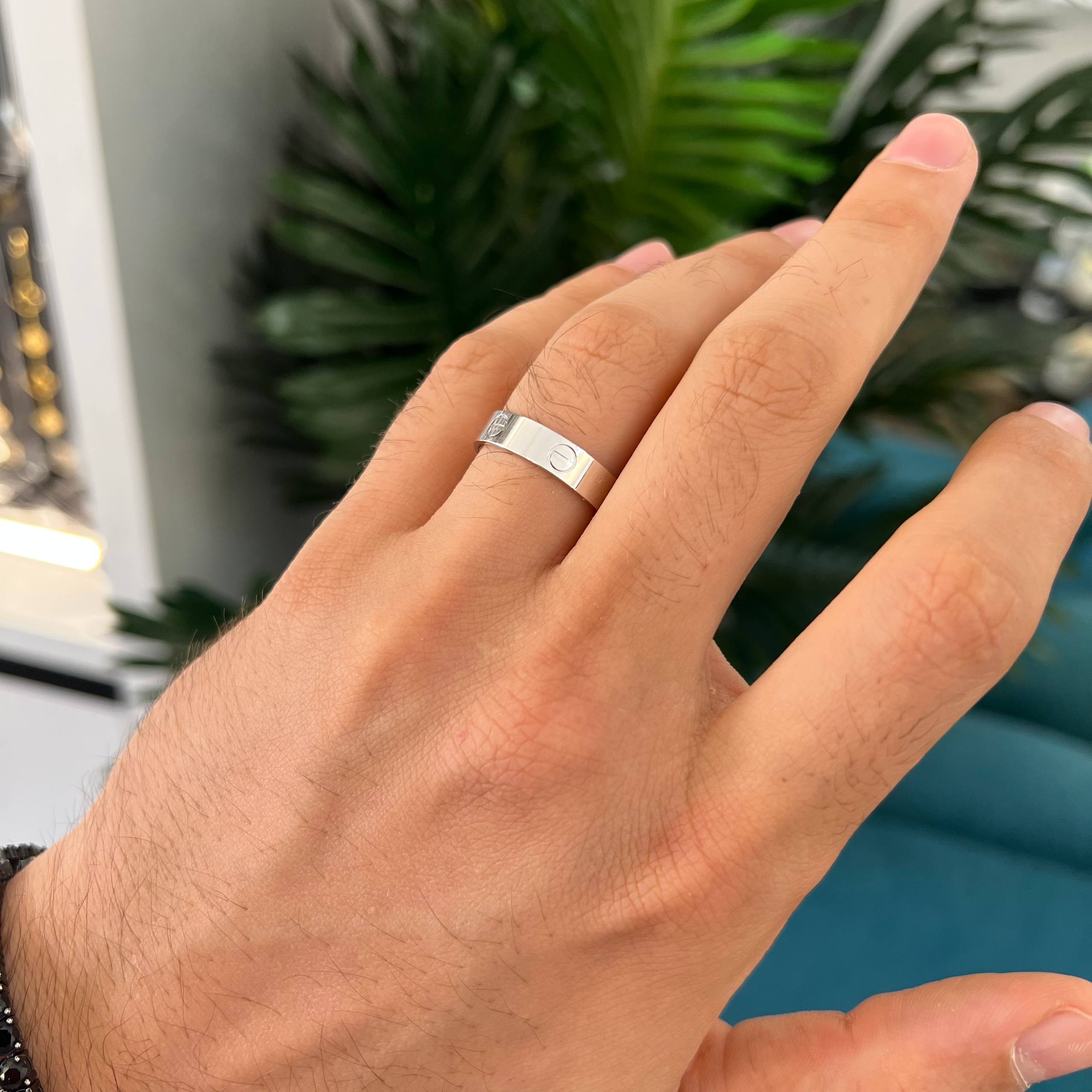 Silver 925 cartier Unisex Ring āØ