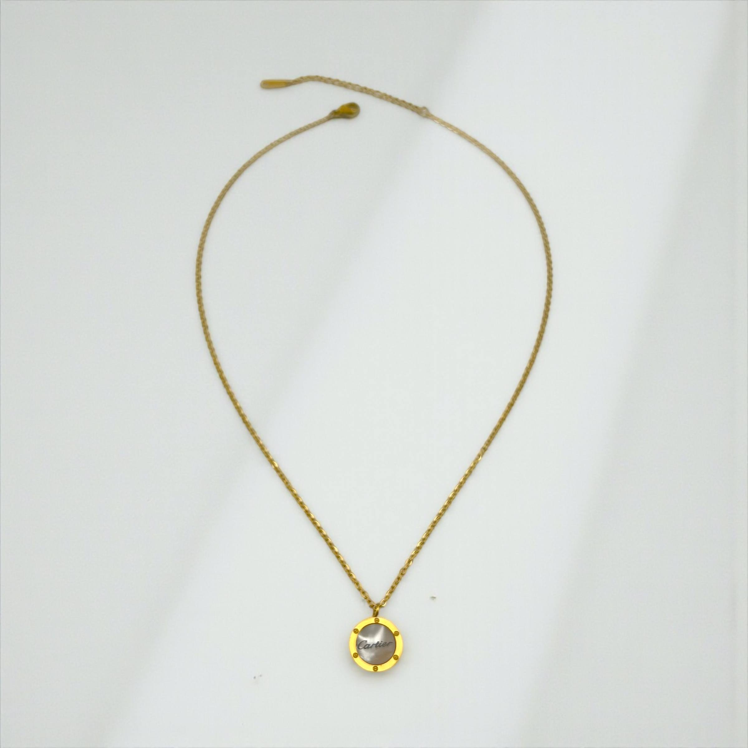 Cartier Circle Pendant Necklace 💫✨