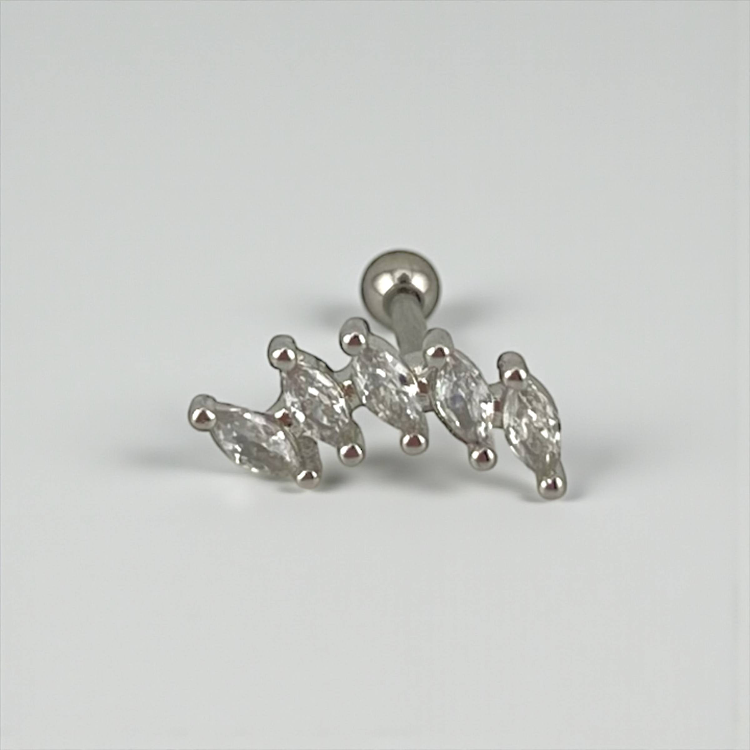 Ember Glow Ear Piercing