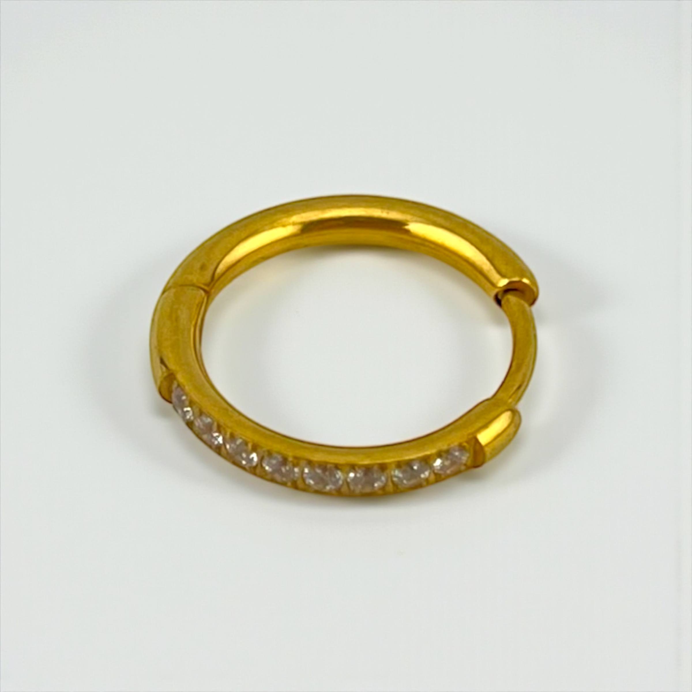 Crystal Ear Piercing Gold & Silver (4 Sizes)