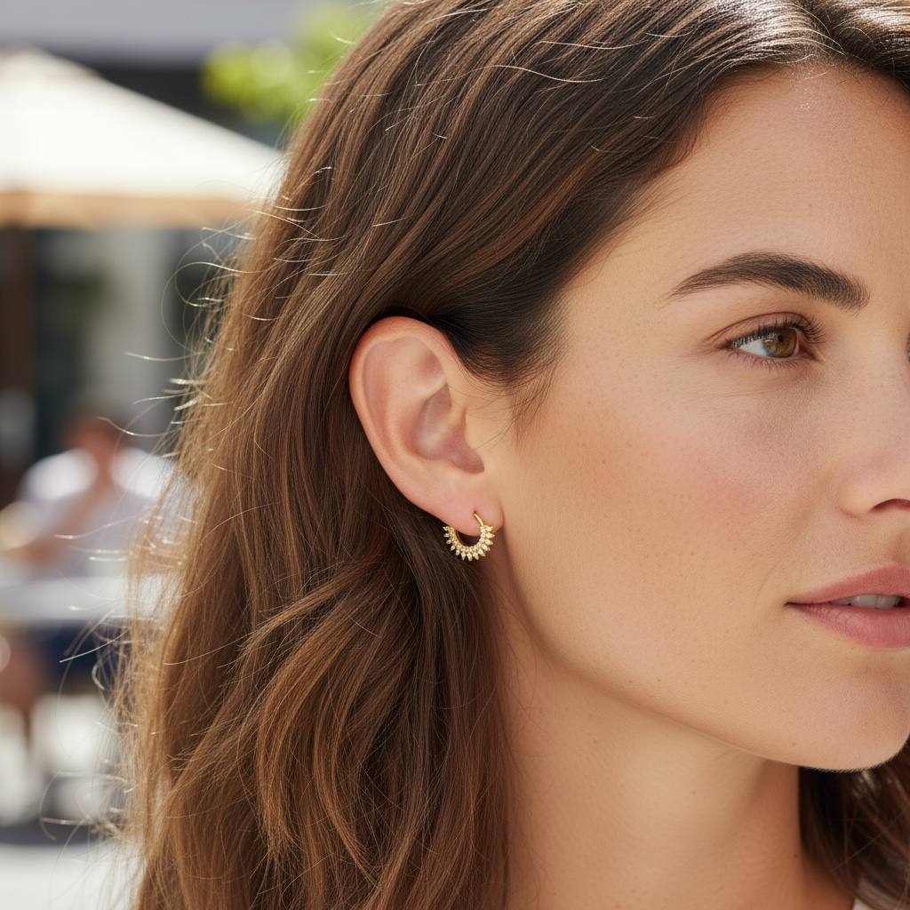 Royal Gold Spiked Cuff