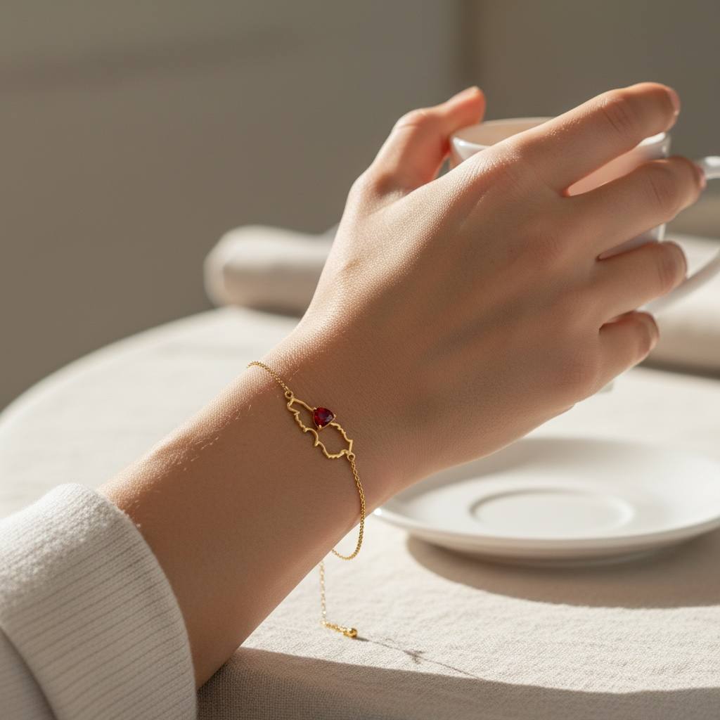 Lebanon Love Bracelet – Red Heart Edition