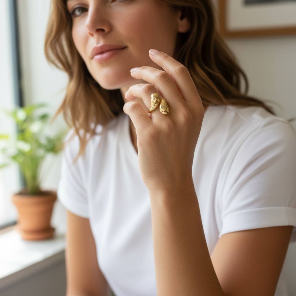 huge molten drop ring