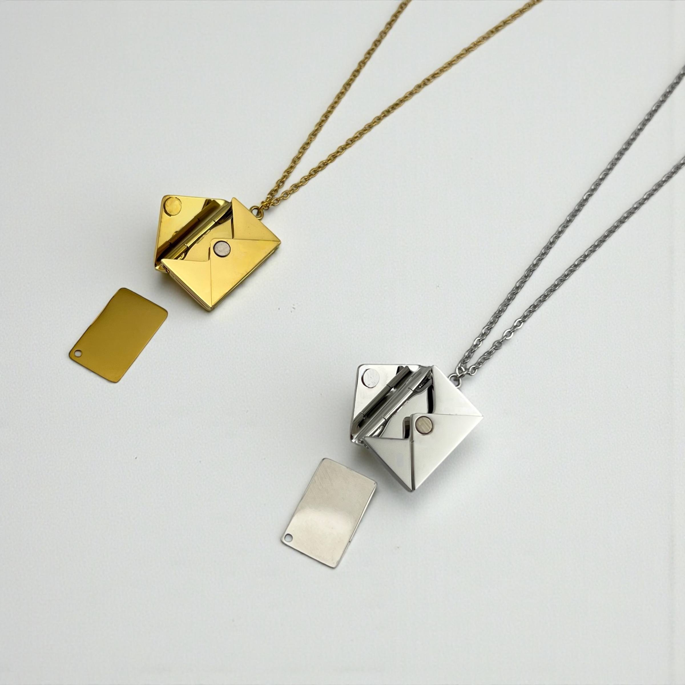 love Secret Message Envelope Necklace ✨✉️