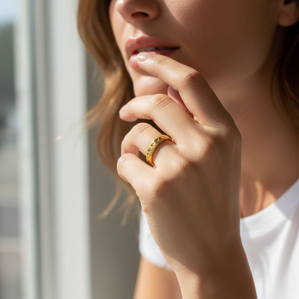 wedding ring Starburst– Gold 🌟💫