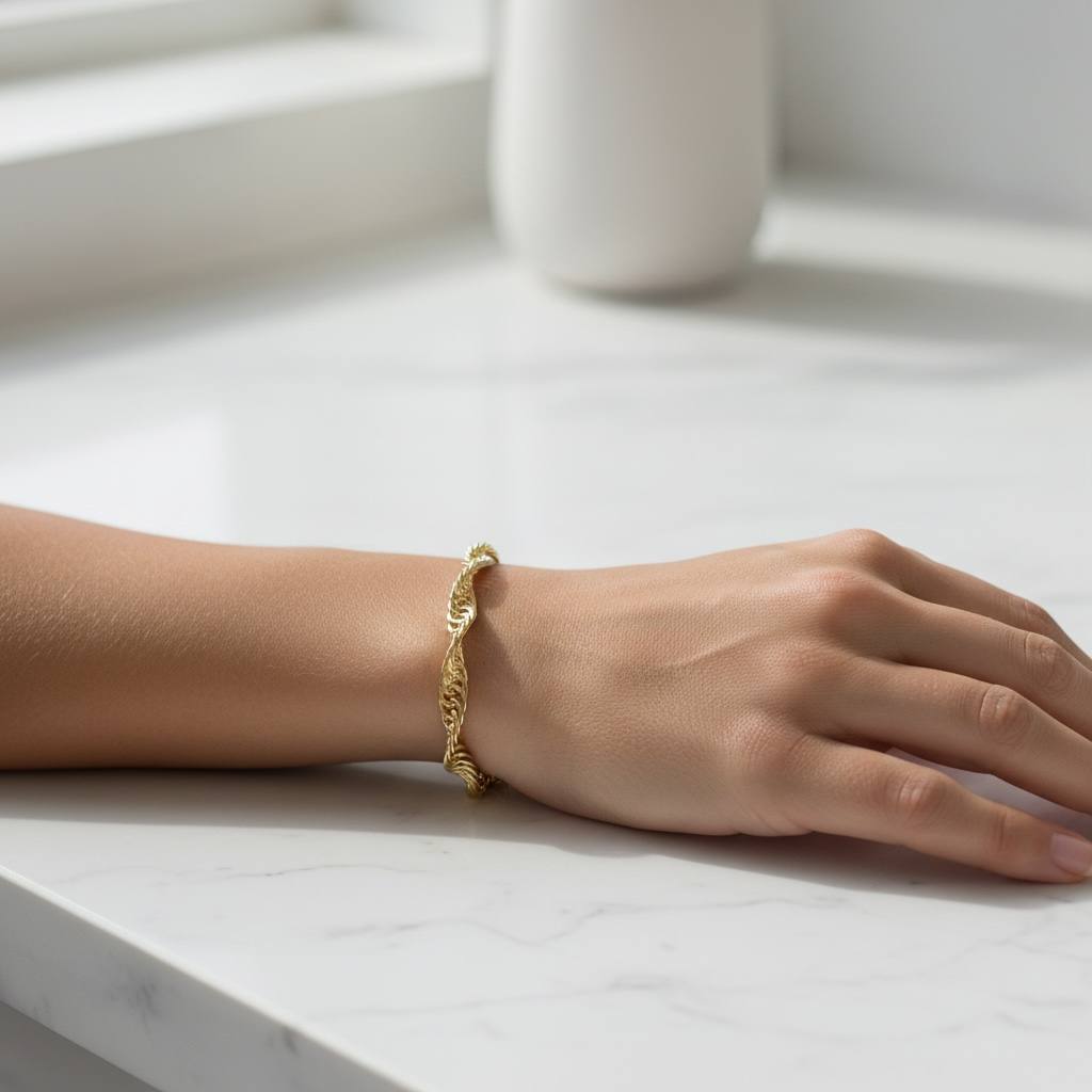 Classic Rope Chain Bracelet ✨