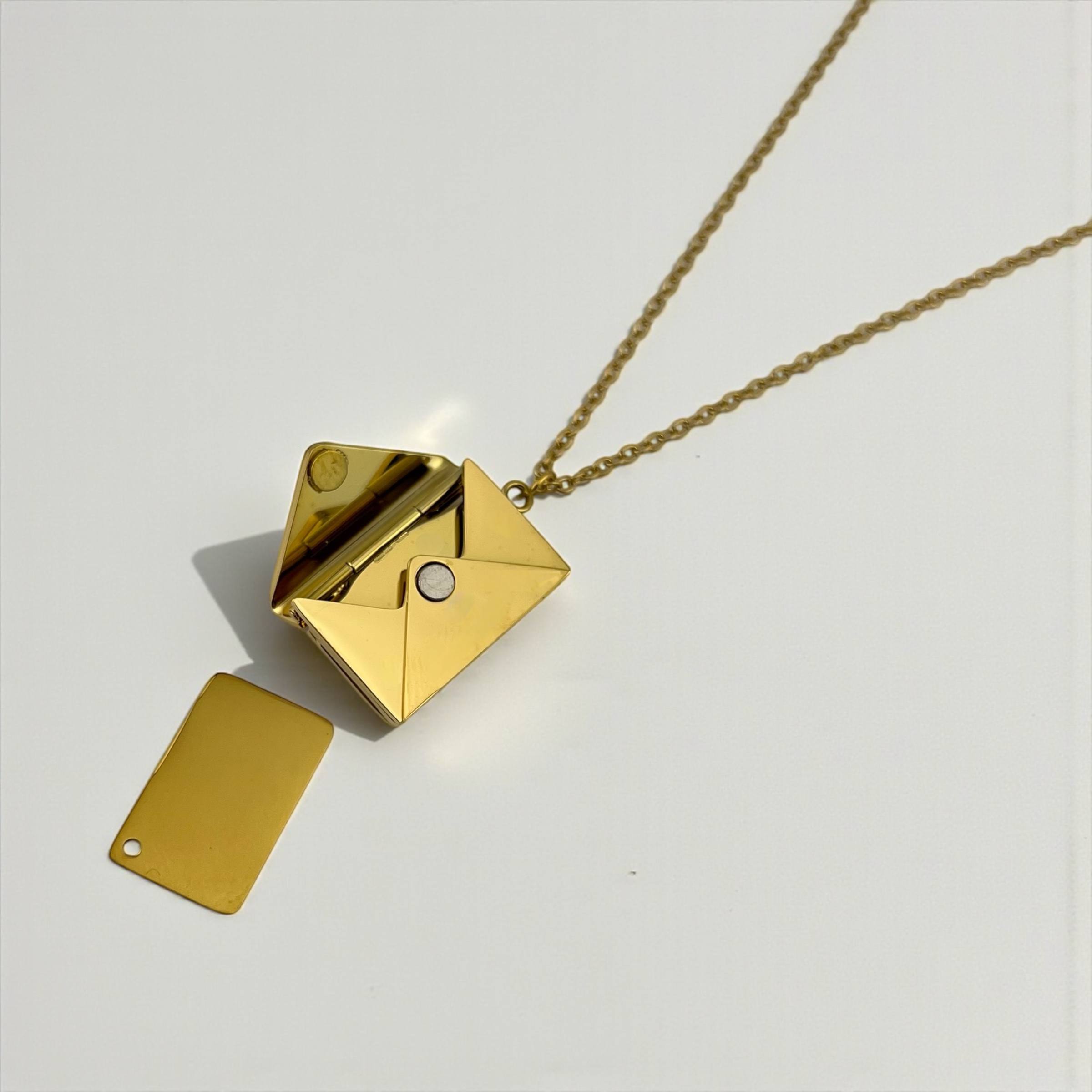 love Secret Message Envelope Necklace ✨✉️