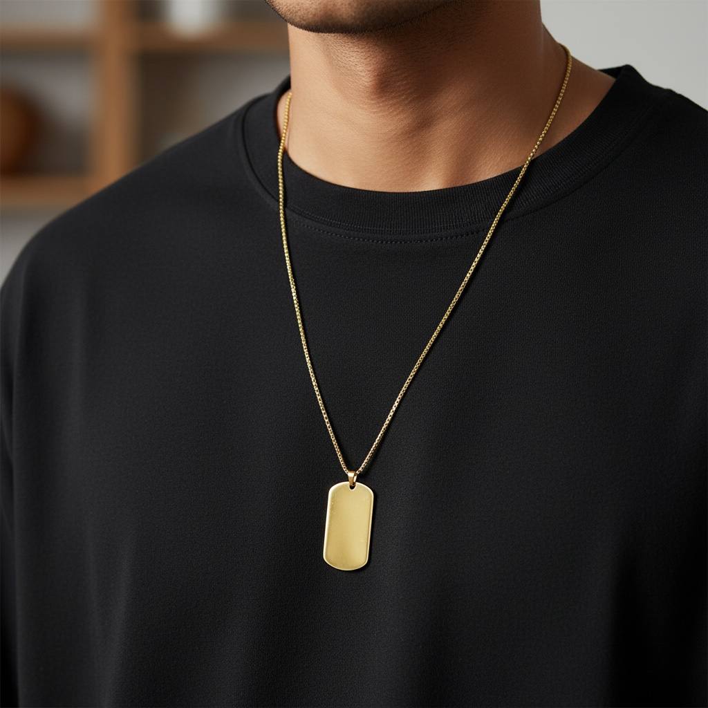 Classic Tag Pendant Necklace (60cm)β¨π