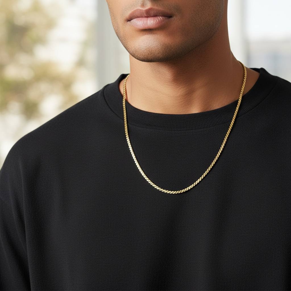 Sleek Flat Snake Chain Necklace đâš