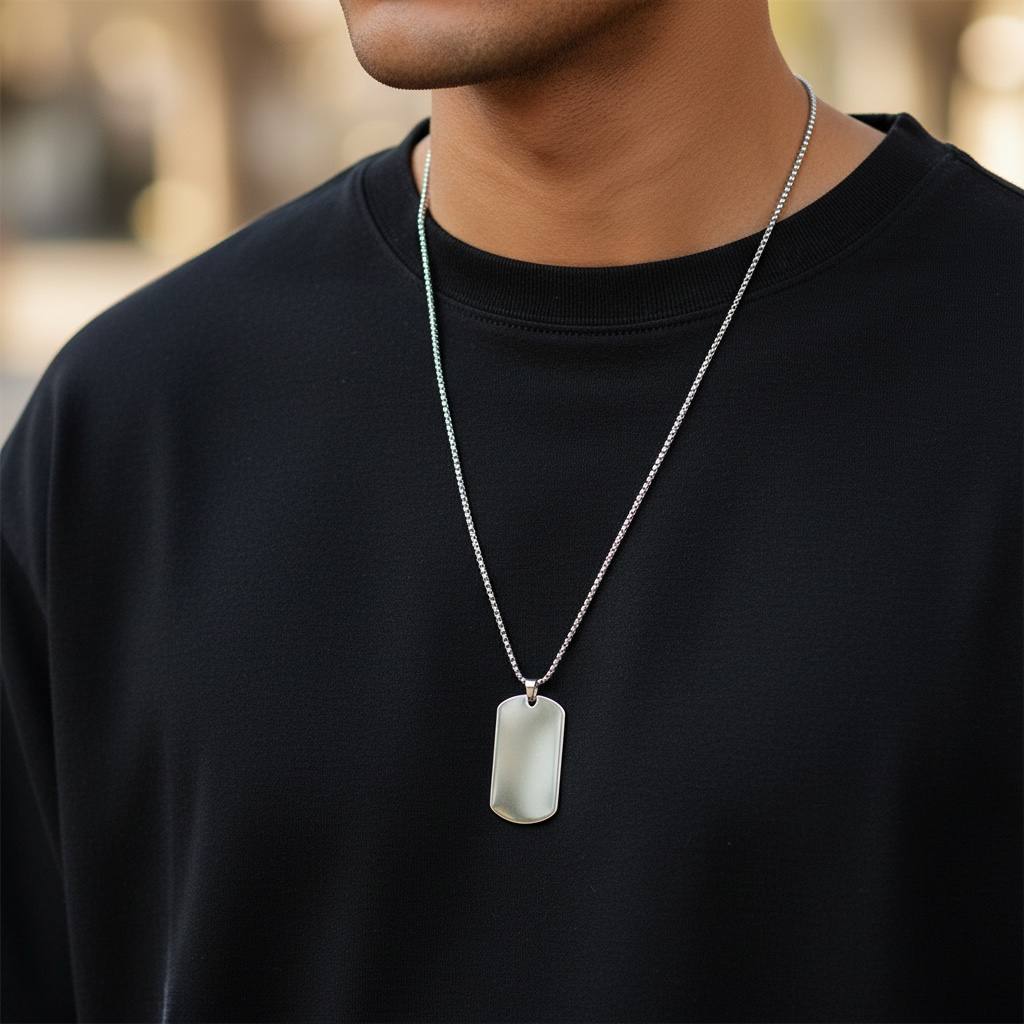 Classic Tag Pendant Necklace (60cm)β¨π