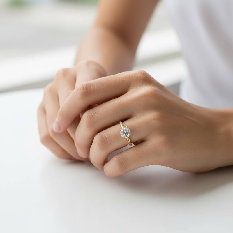 Radiance solitaire Sparkle Ring