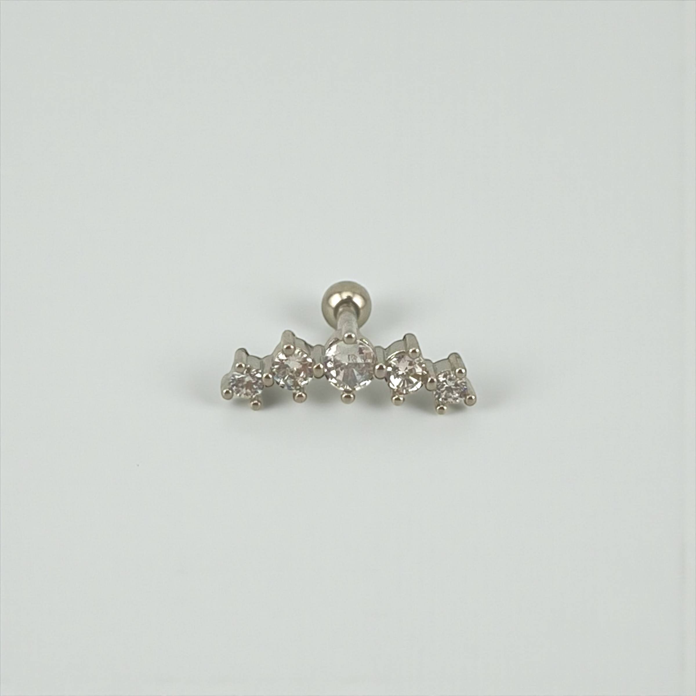 Ice Star Piercing ā Silver Sparkle