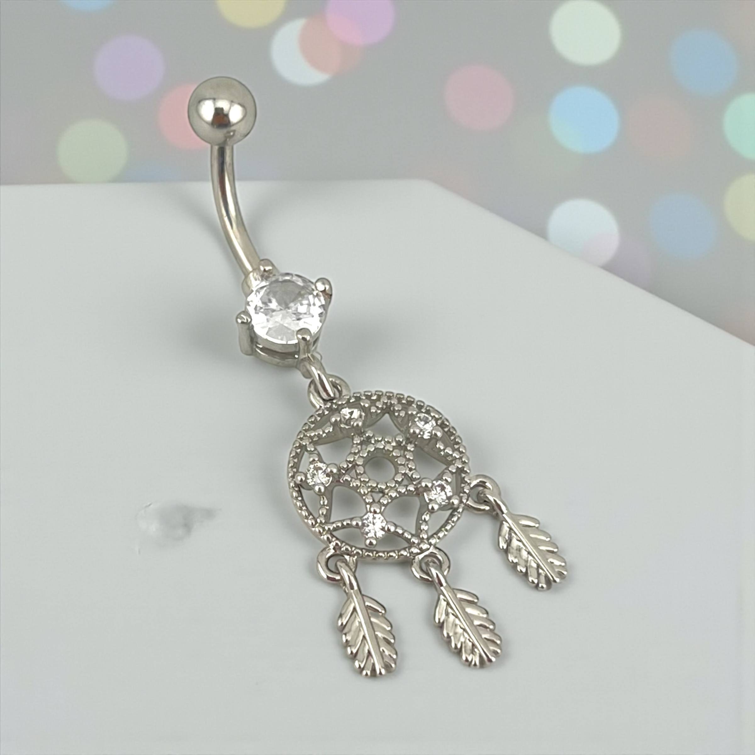 Dreamcatcher Belly Piercing