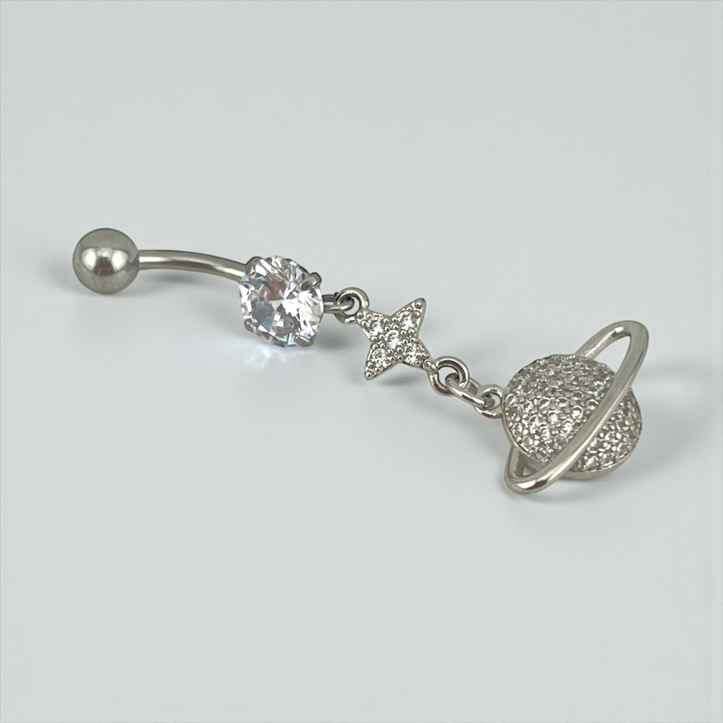 Galactic Charm Belly Piercing