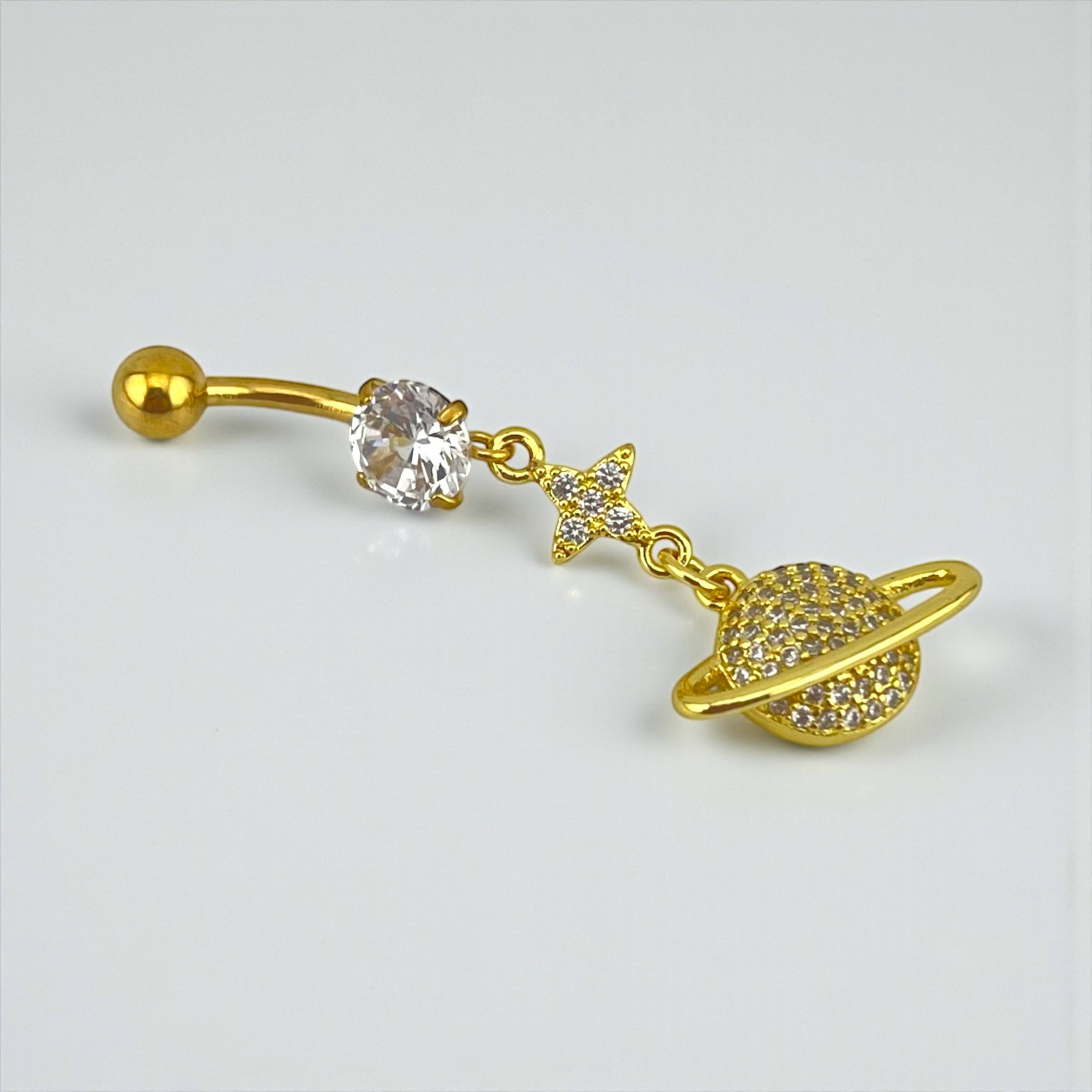 Galactic Charm Belly Piercing