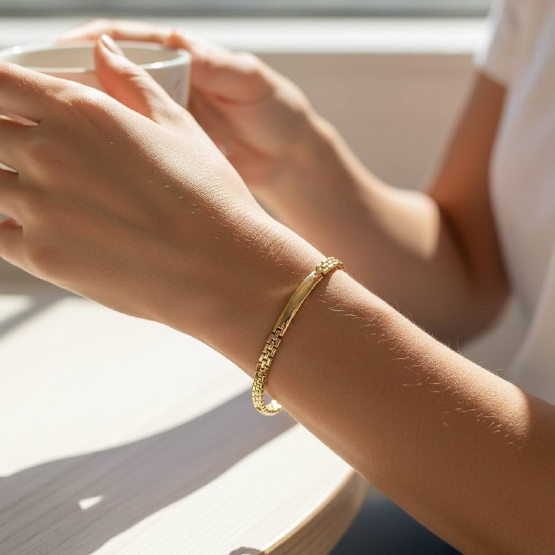 Rolex Classic Gold ID Bracelet – Sleek & Personalized ✨