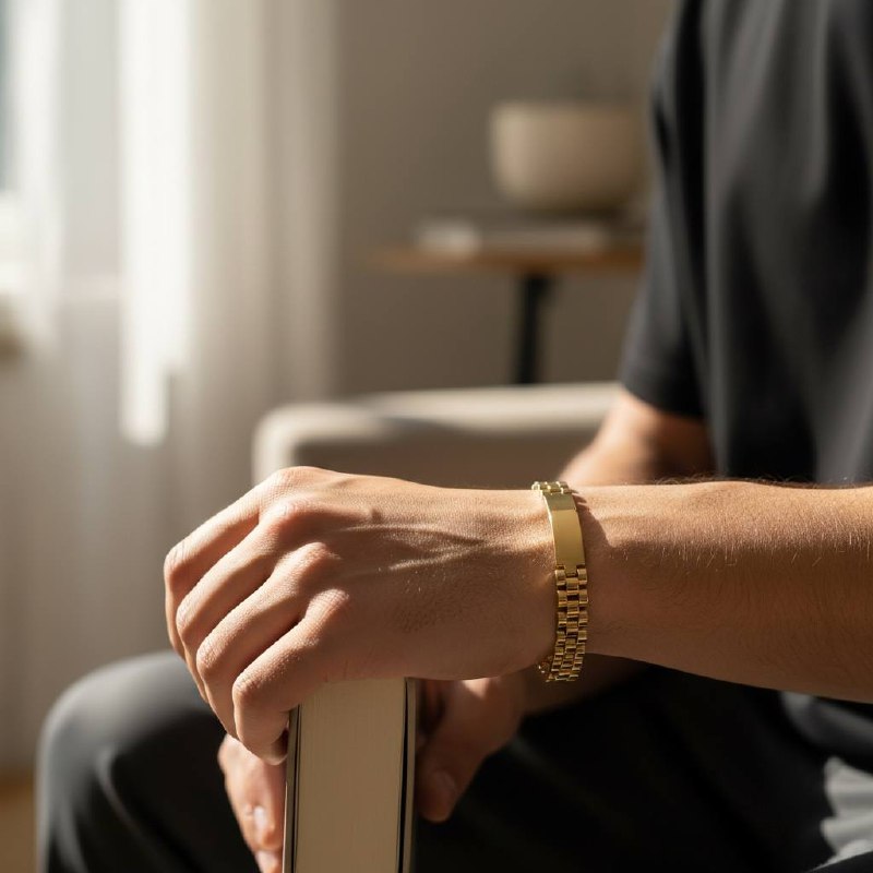 rolex thick strip bracelet