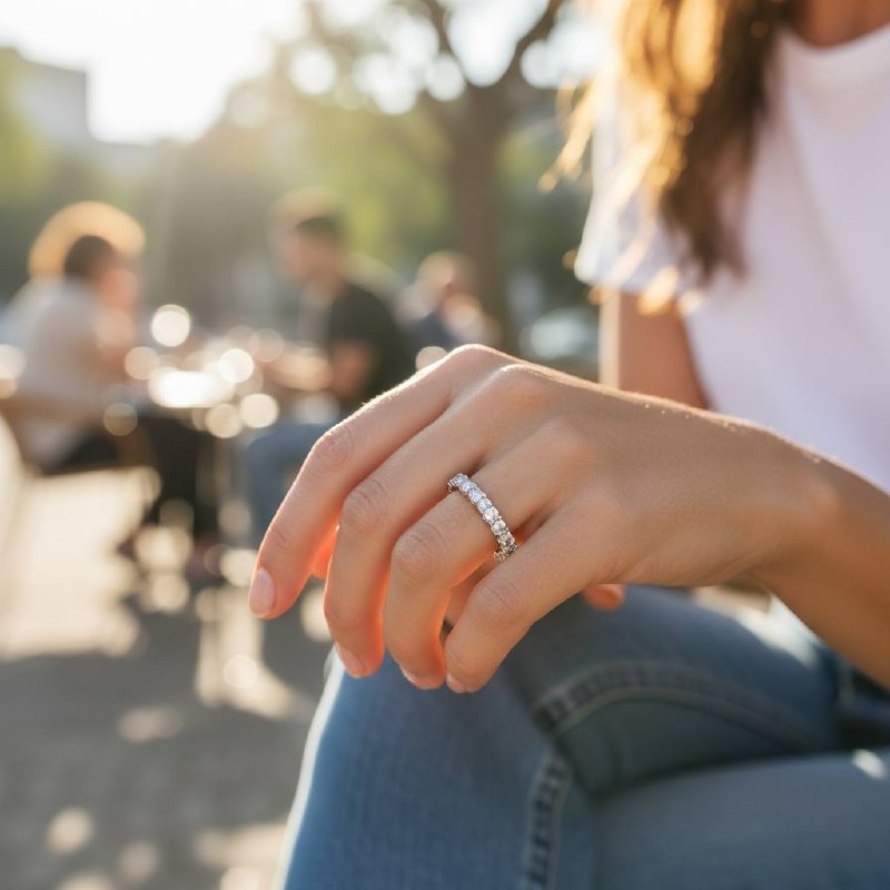 tennis eternity ring
