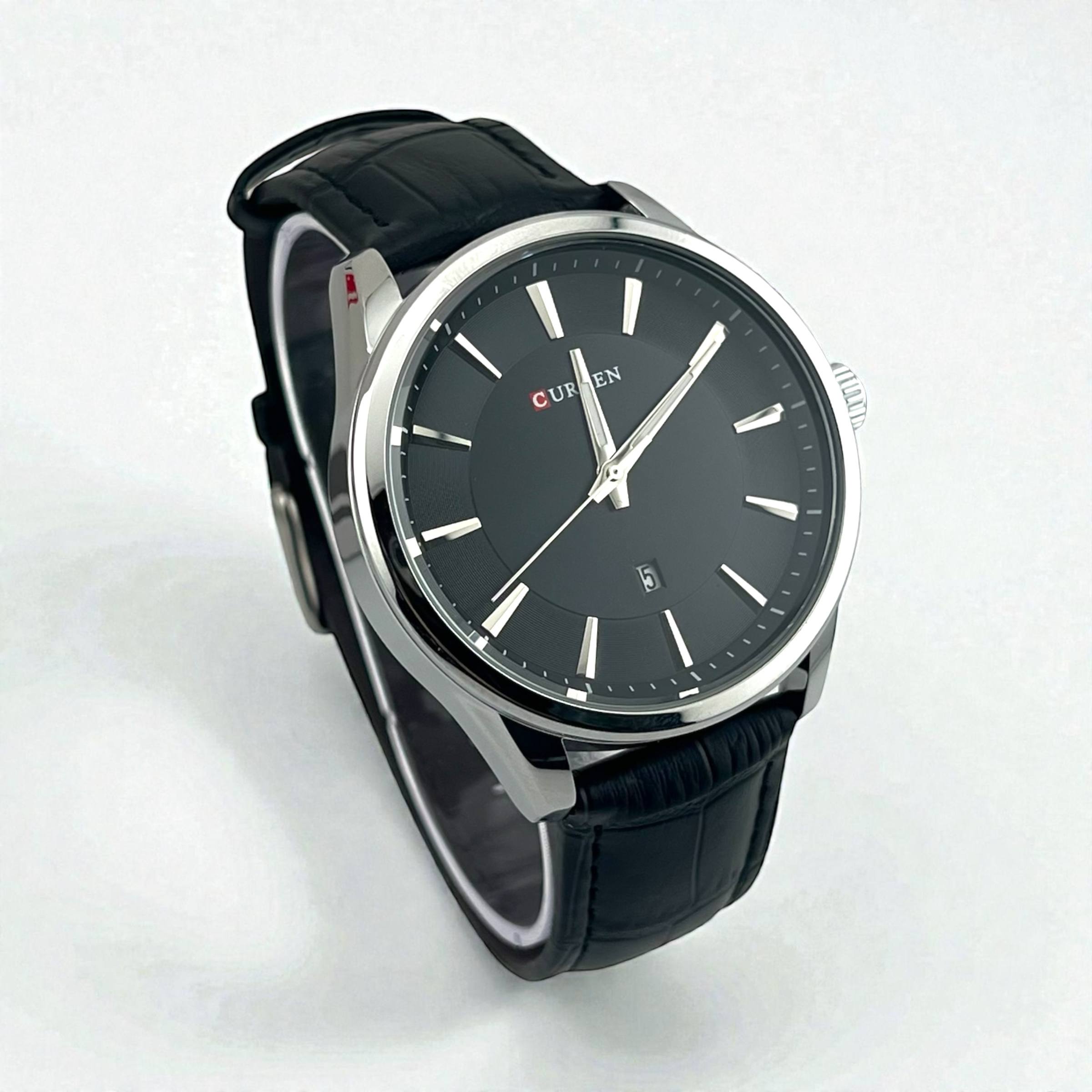 ⌚ Curren Classic Leather Watch – Available in 3 Elegant Colors