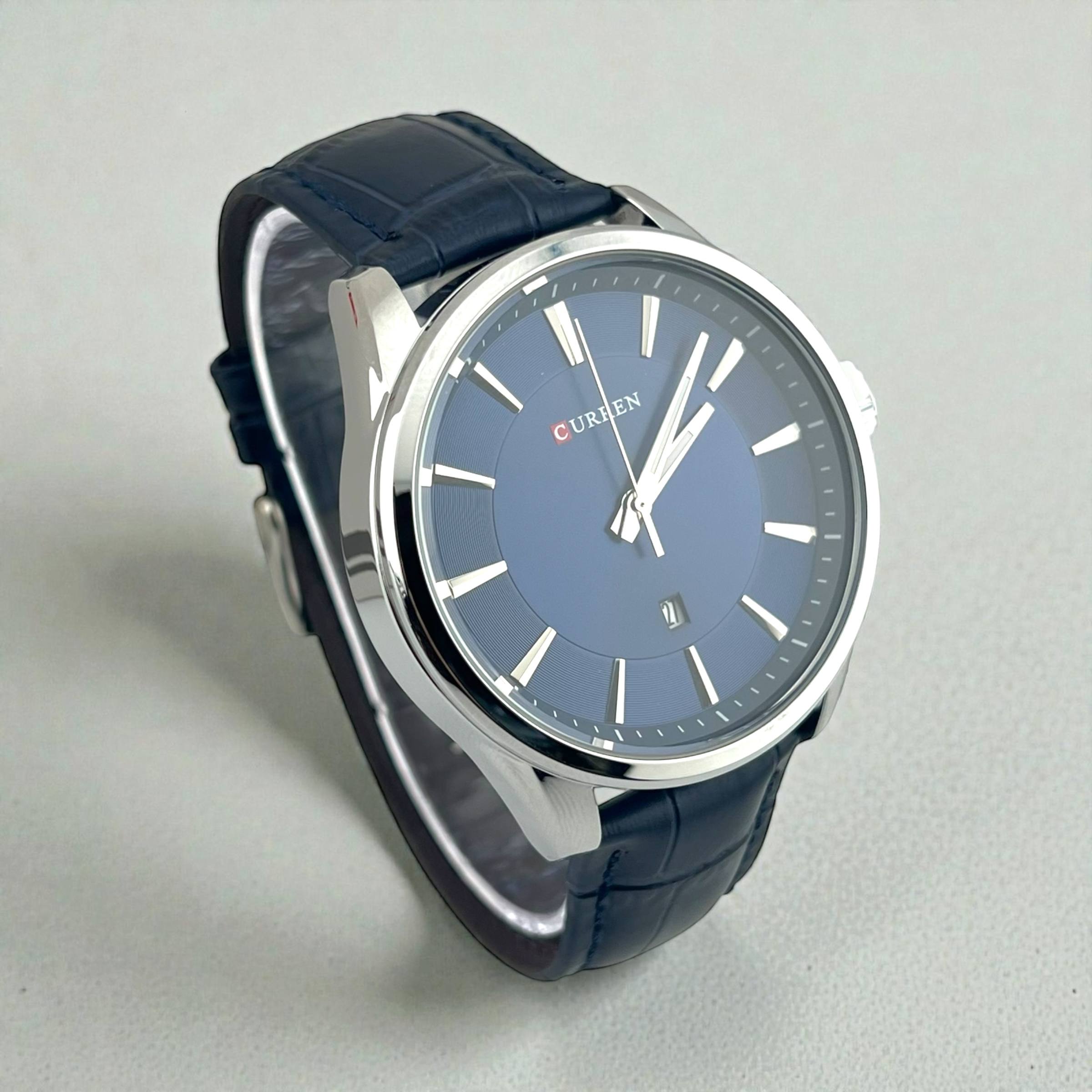 ⌚ Curren Classic Leather Watch – Available in 3 Elegant Colors