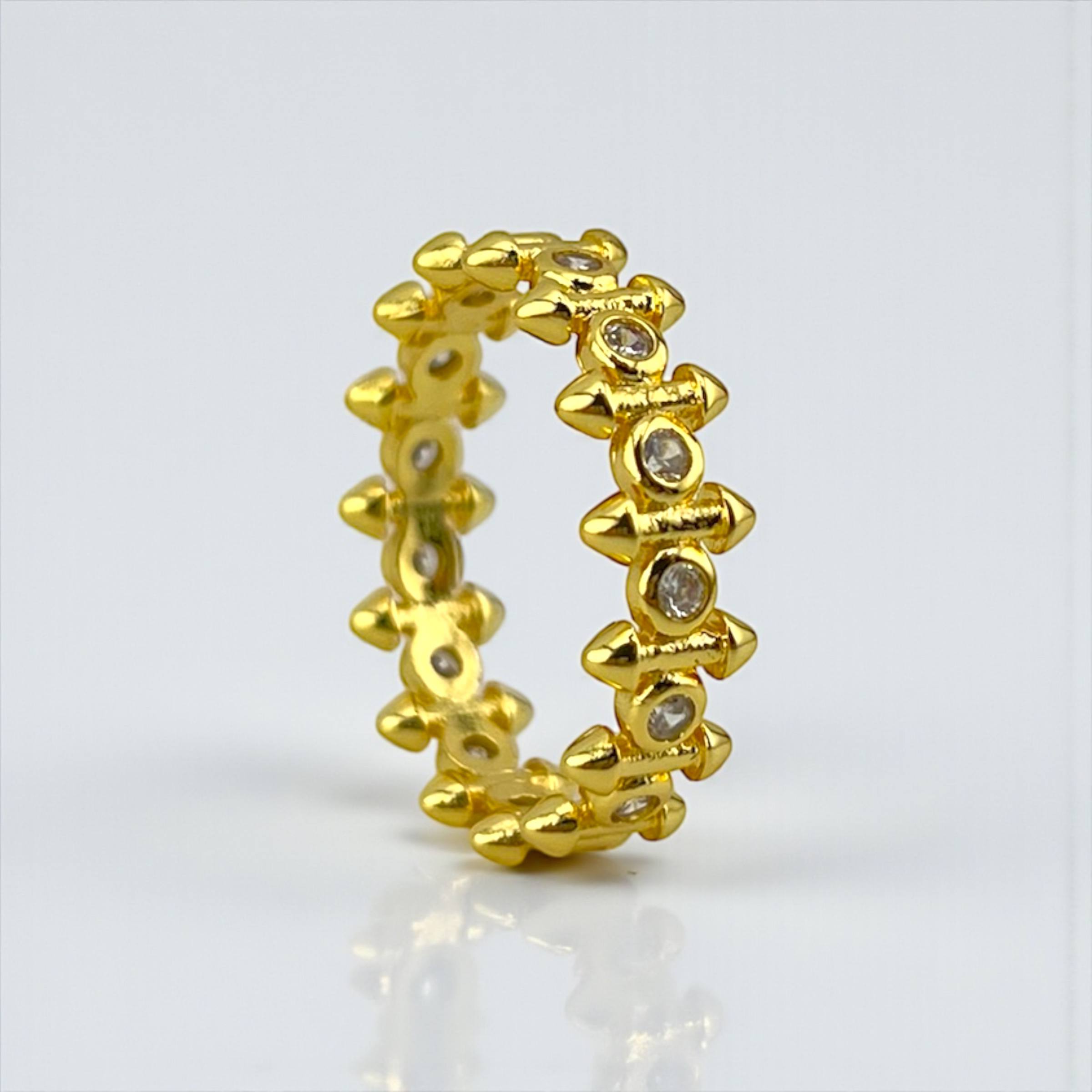 Clash cartier spike ring