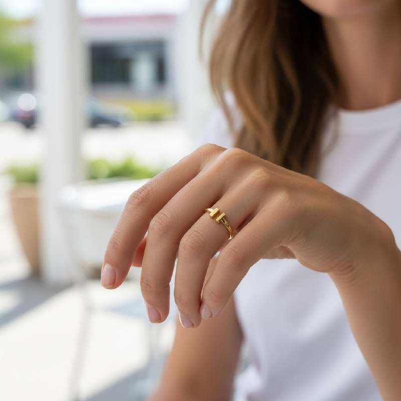 tiffany open minimalist ring